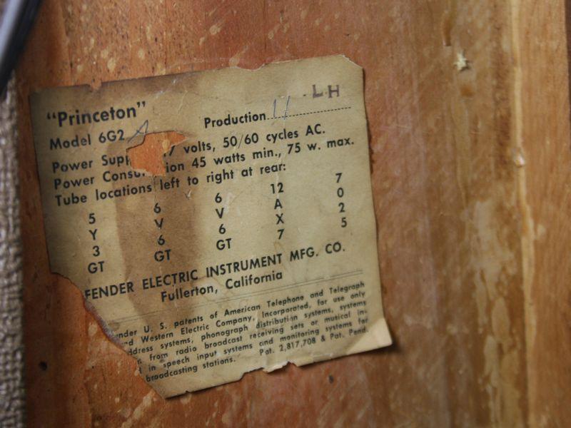1962 Fender Princeton Brown Panel - Image 9