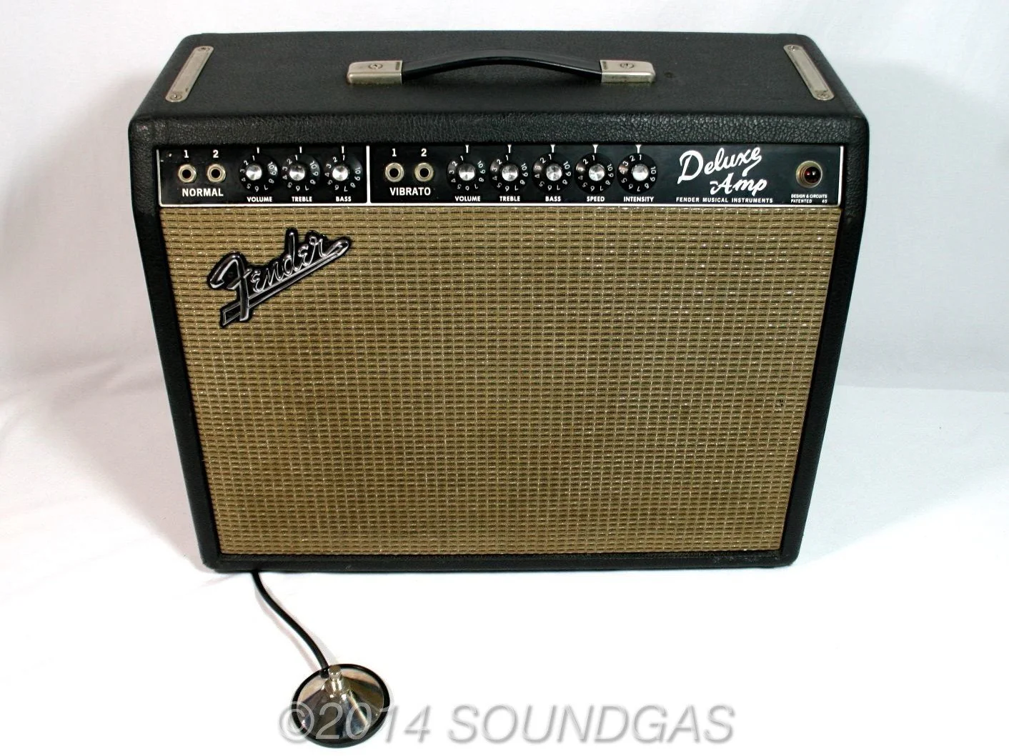Fender Deluxe Black Panel AB763 (1965) - Image 5