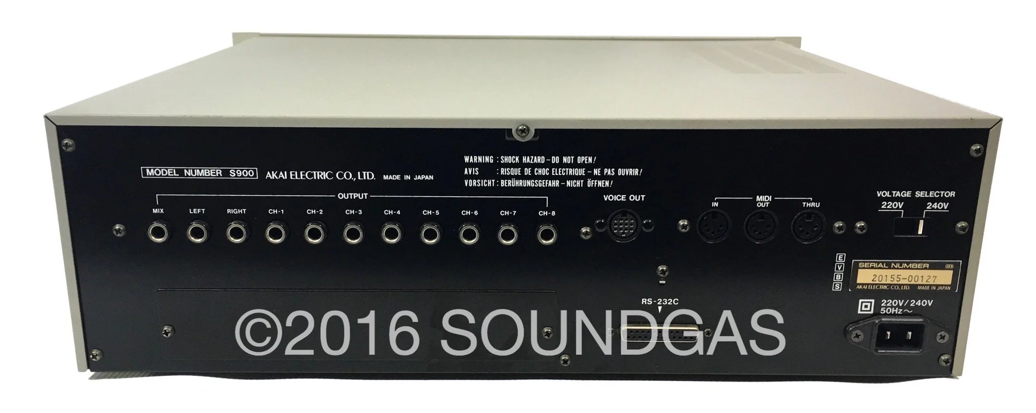 Akai S900 MIDI Digital Sampler - Image 8