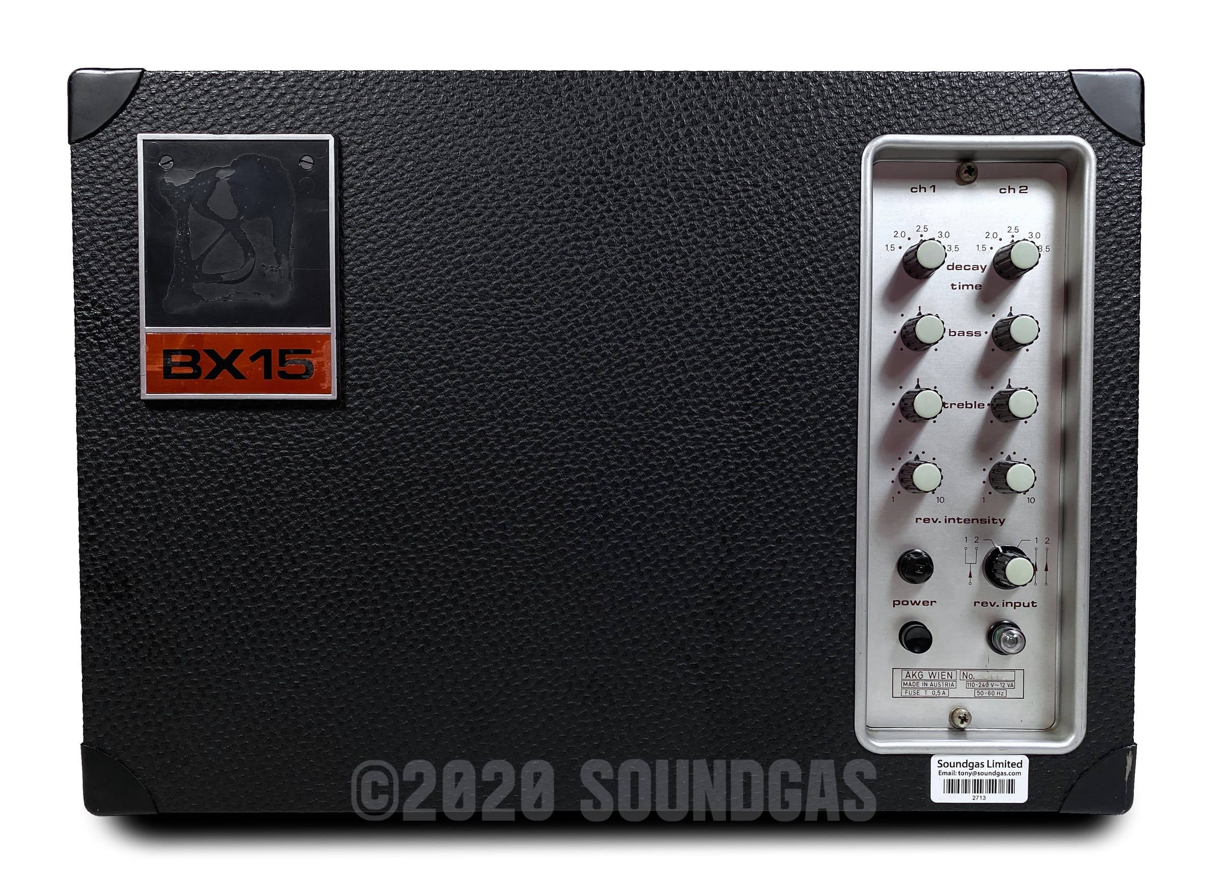 AKG Acoustics BX 15 Stereo Reverb Unit - Image 2