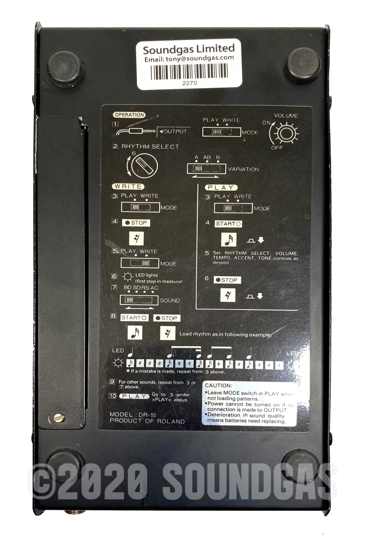 Boss Dr. Rhythm DR-55 (Nils Frahm) - Image 6