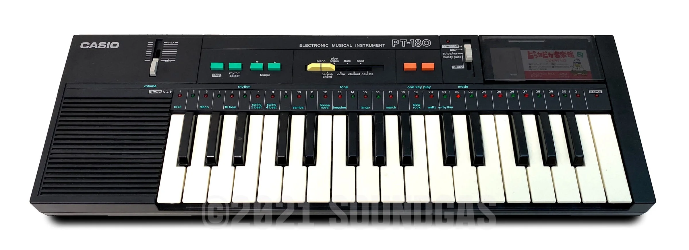 Casio PT-180 - Boxed + 4 ROM Packs - Image 2