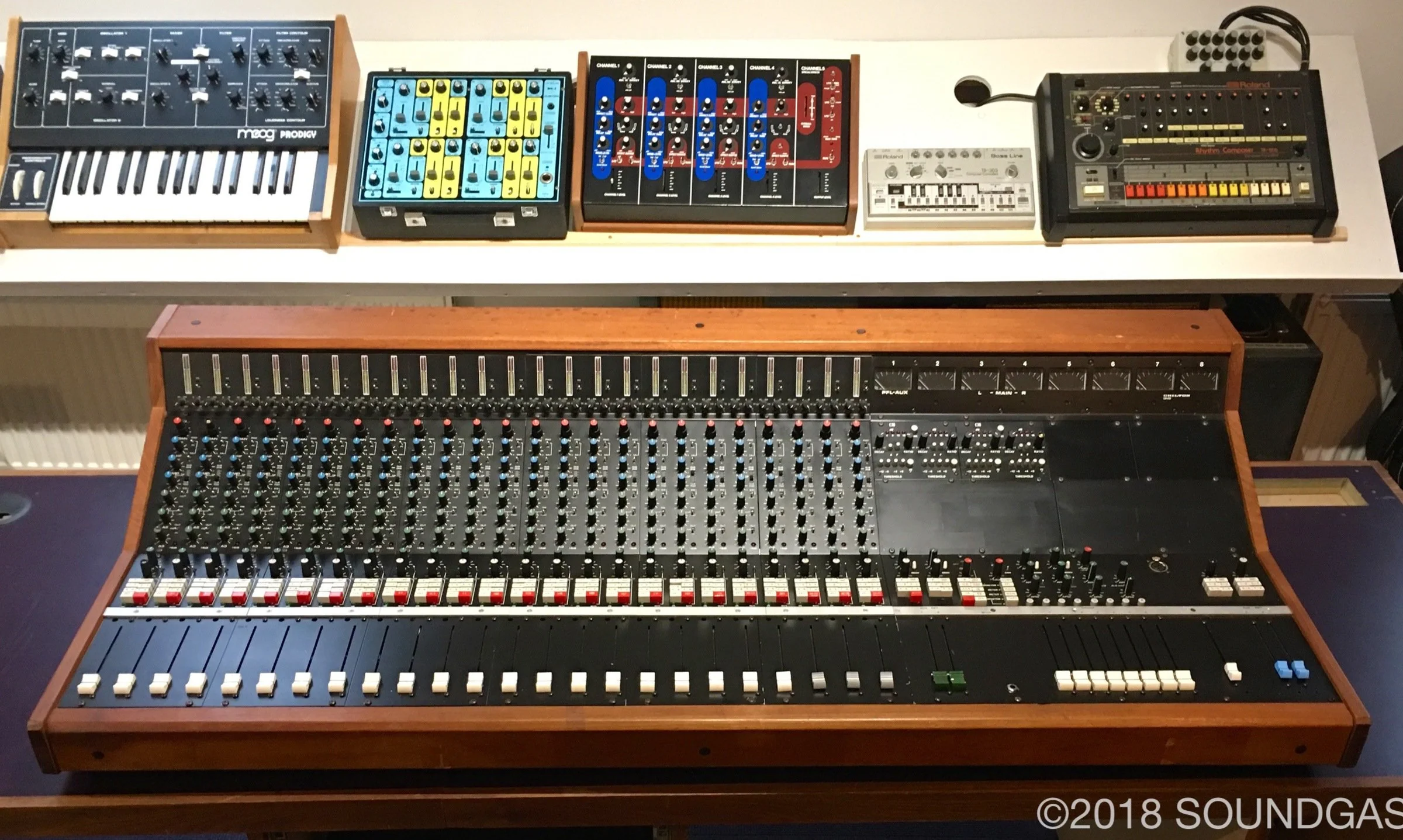 Chilton QM3 - 24-8-2 Mixing console - ex-BBC - Image 14