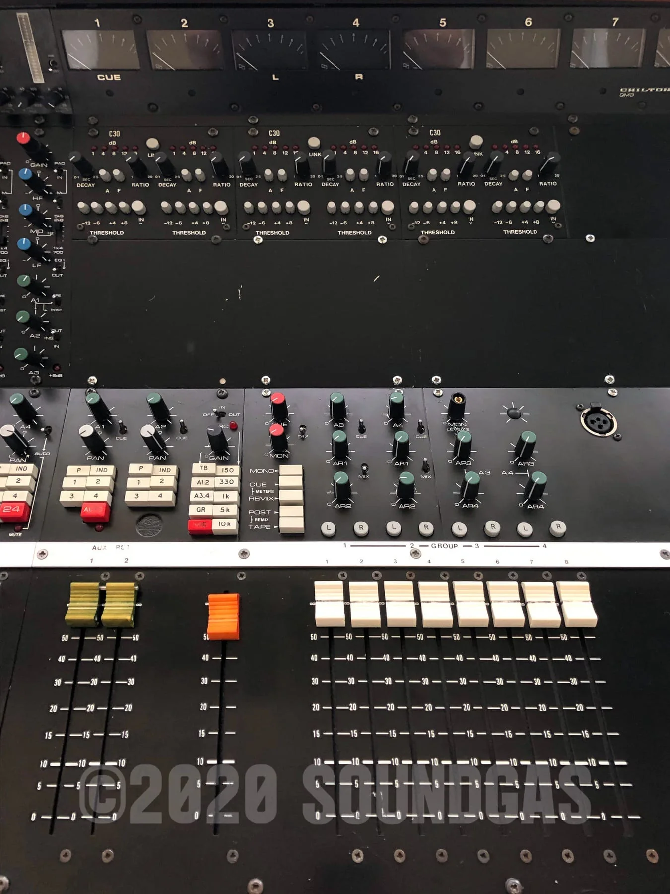 Chilton QM3 - 24-8-2 Mixing console - ex-BBC - Image 7