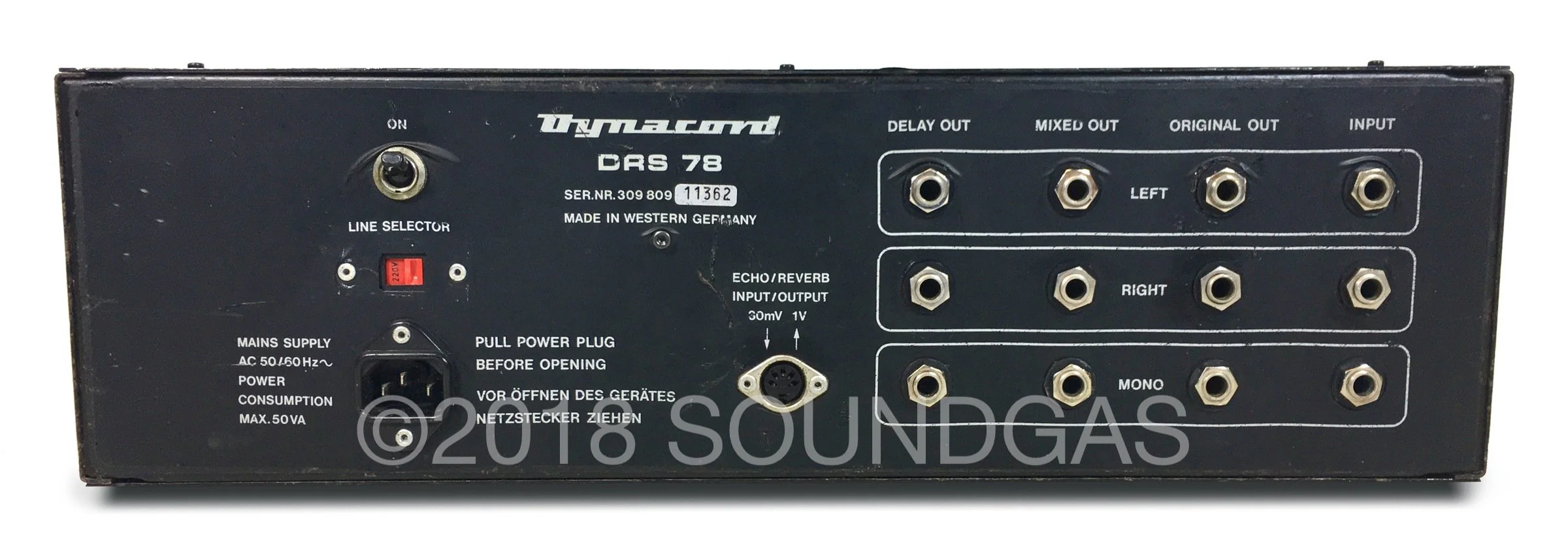 Dynacord DRS 78 Digital Reverberation System - Image 5