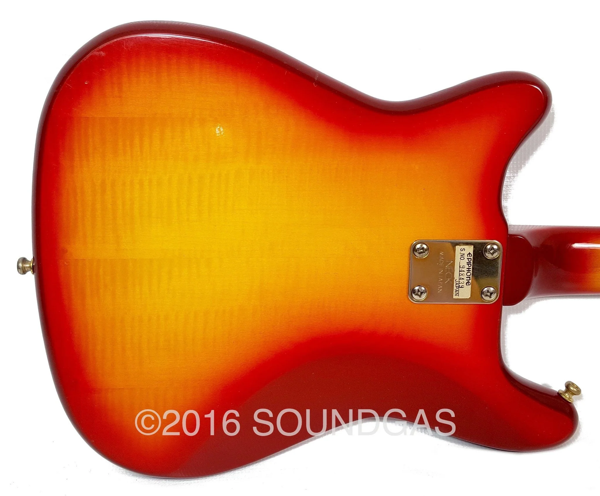 Epiphone ET290 Crestwood 1971 Sunburst w/ Case - Image 6