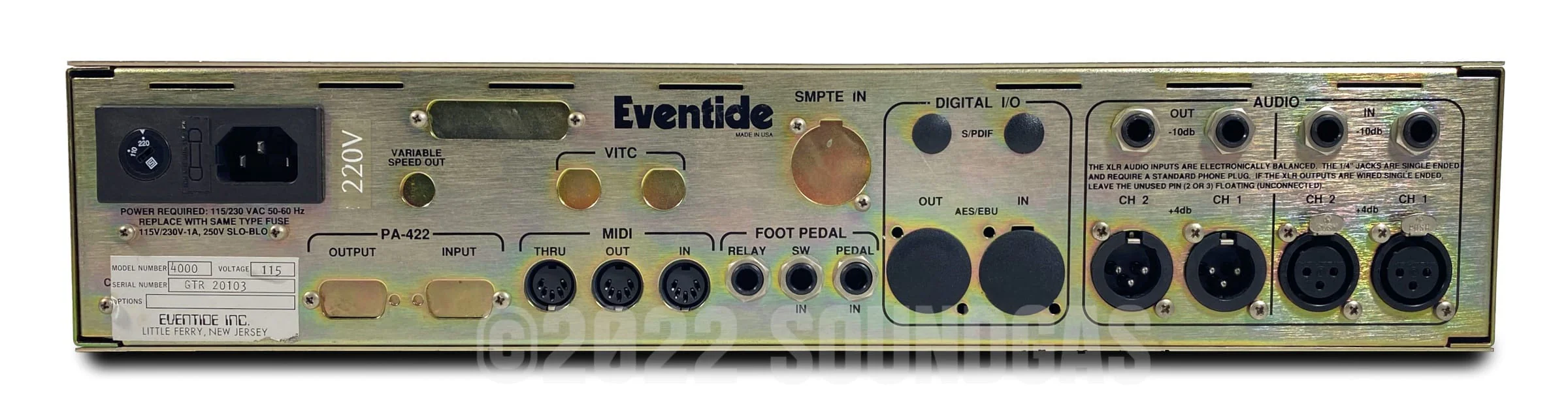 Eventide GTR4000 Ultra-Harmonizer - Image 5