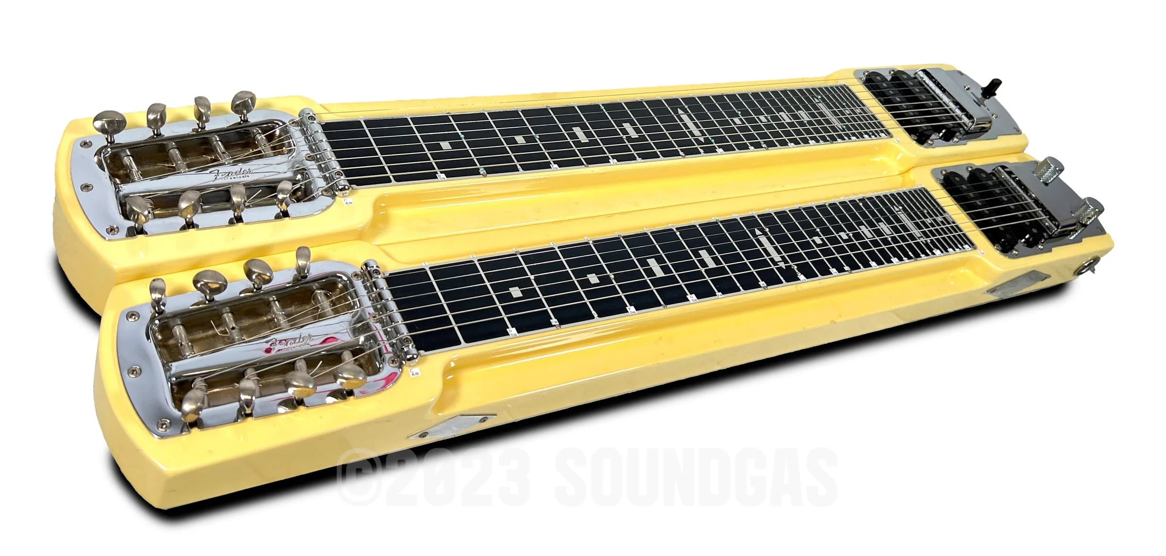 Fender Japan Stringmaster SM-2 Dual 8 Double Neck Console Lap Steel - Image 5