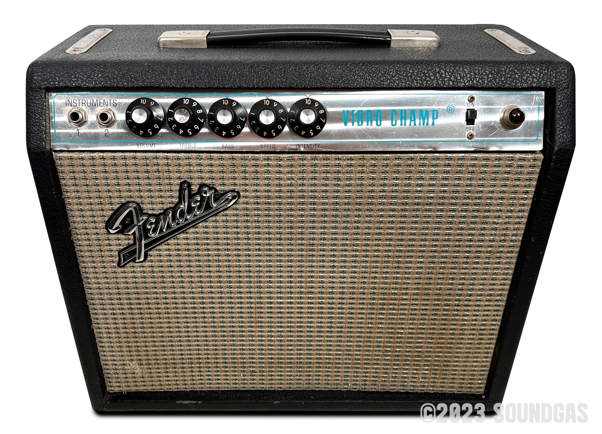 Fender Vibro Champ 1971 Silverface - Image 13