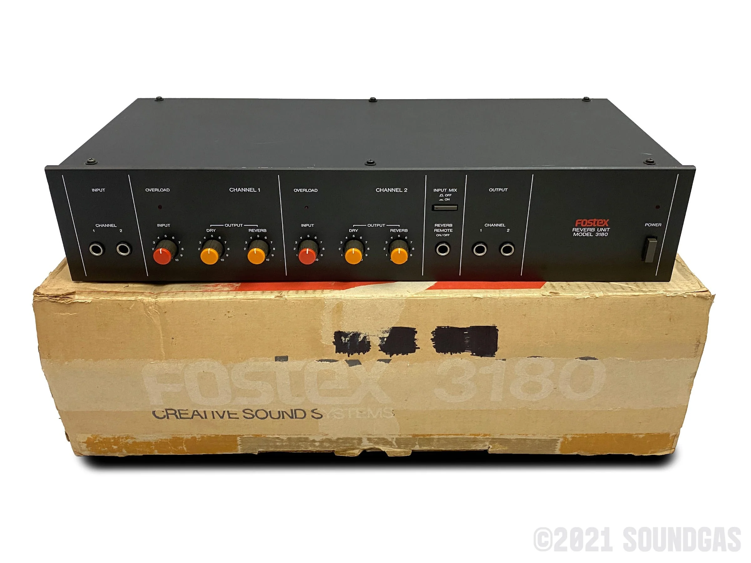 Fostex Model 3180 2-Channel Reverb