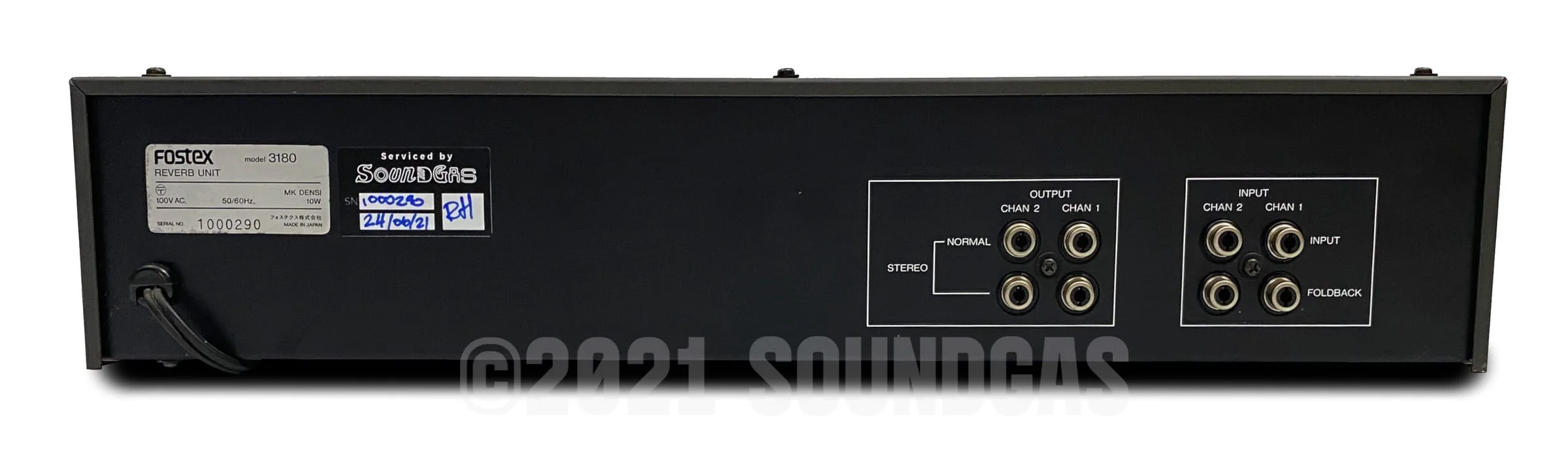 Fostex Model 3180 2-Channel Reverb - Image 5