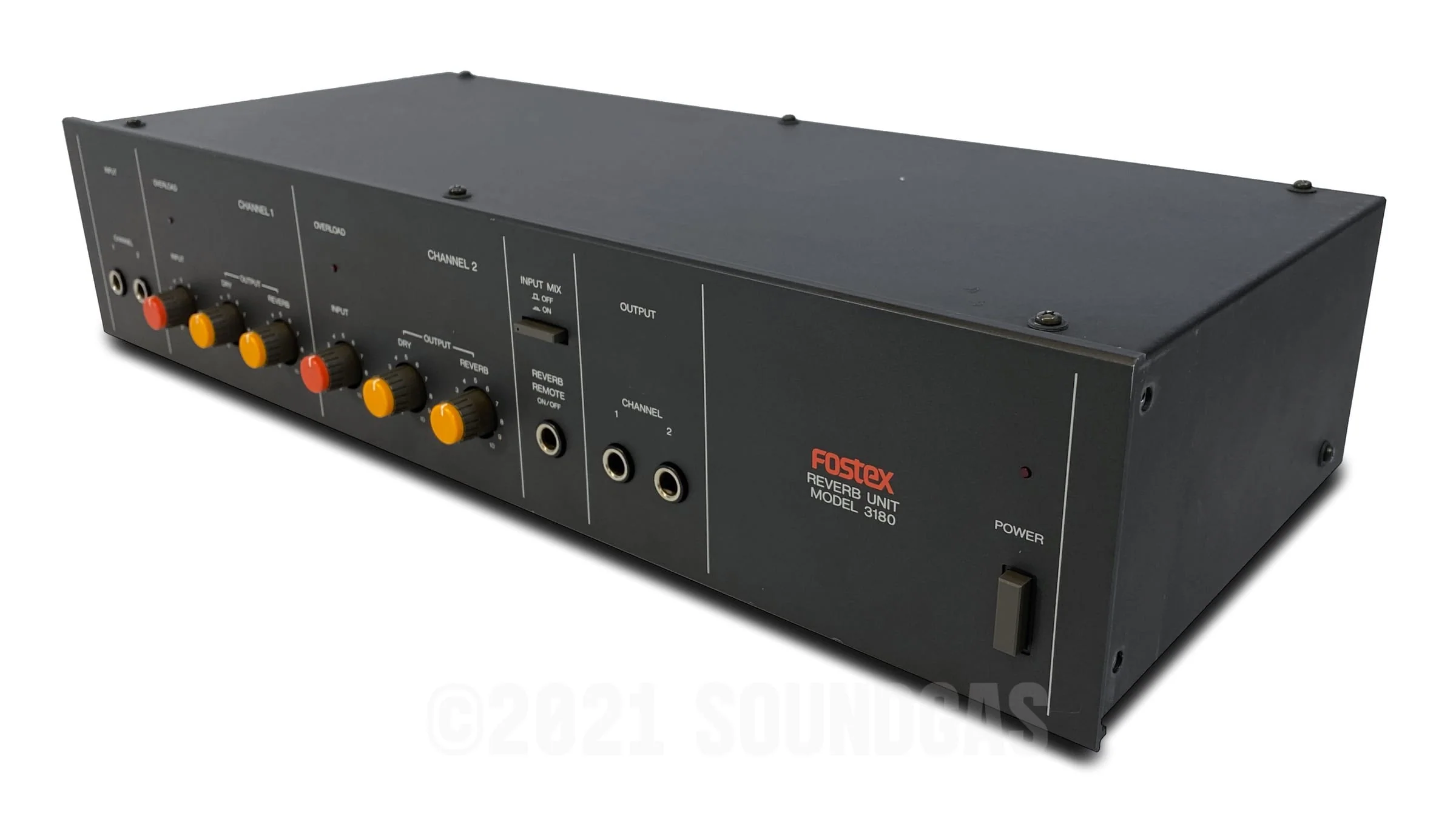 Fostex Model 3180 2-Channel Reverb - Image 3