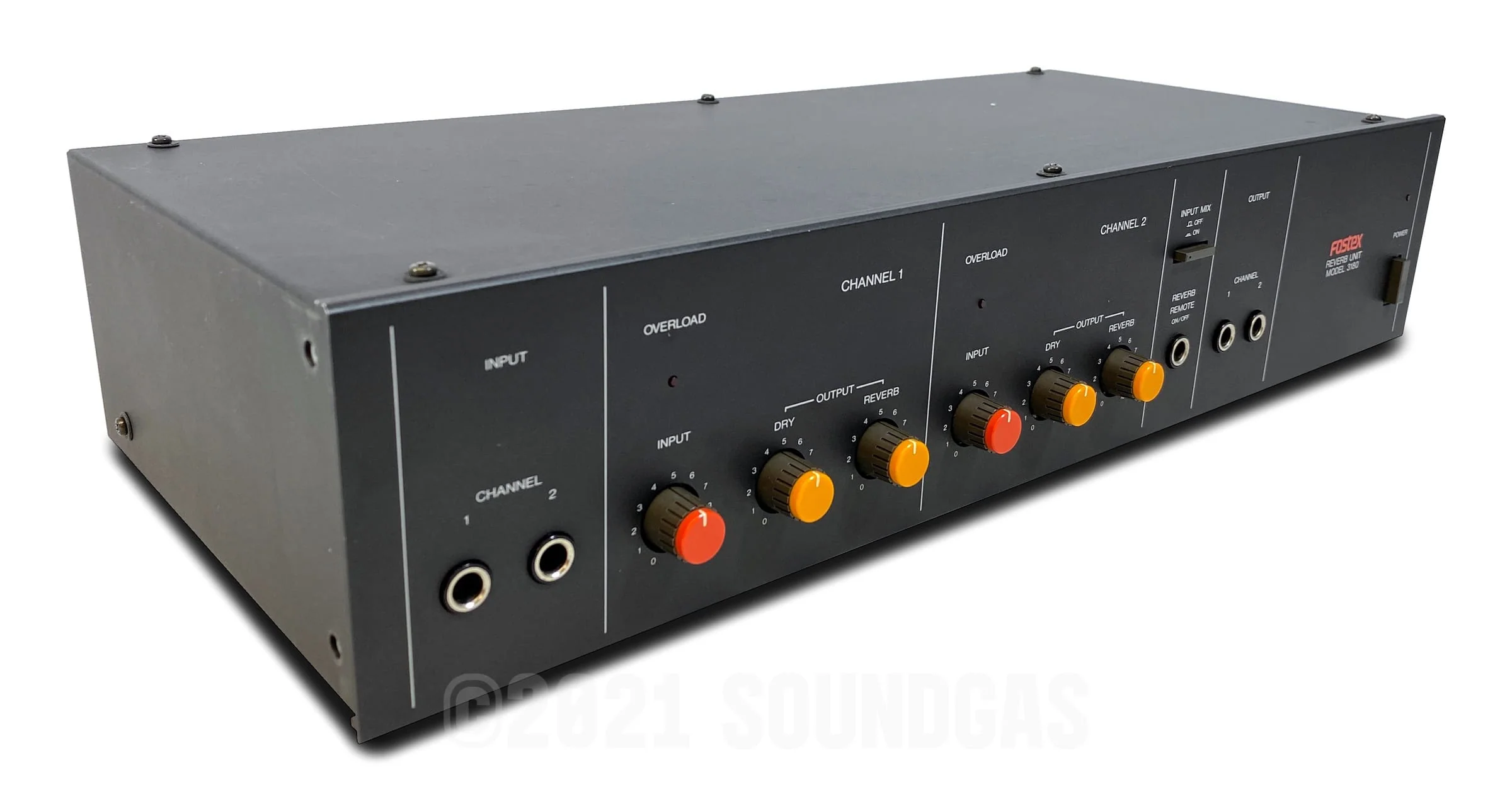 Fostex Model 3180 2-Channel Reverb - Image 4