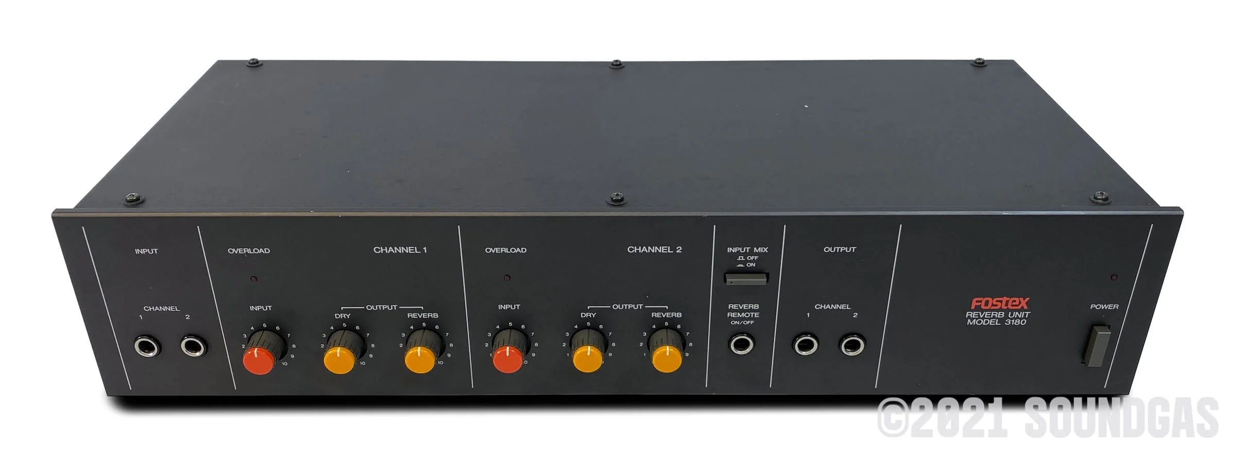 Fostex Model 3180 2-Channel Reverb - Image 7