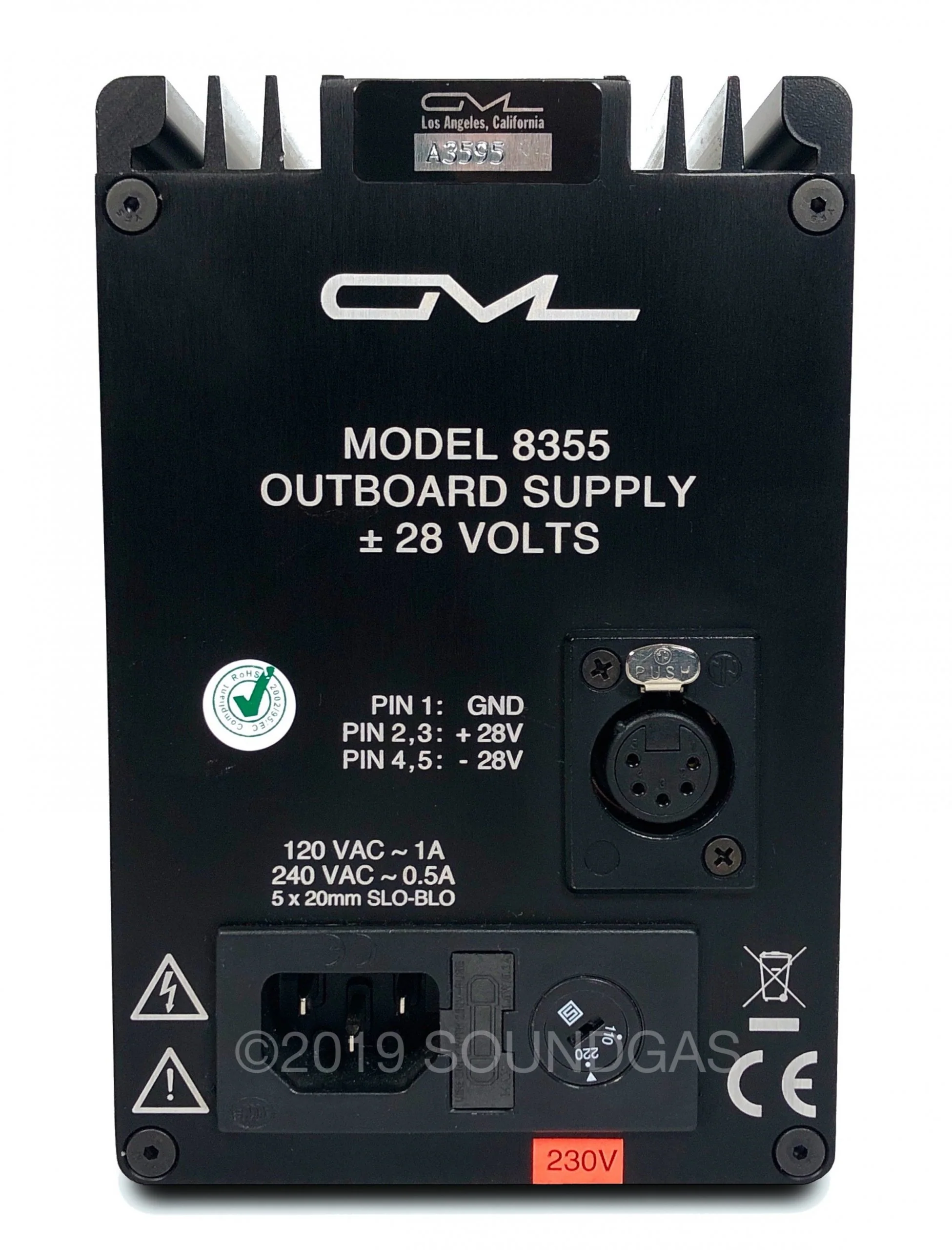 GML 8200 Stereo Parametric EQ & 8355 PSU - Image 7