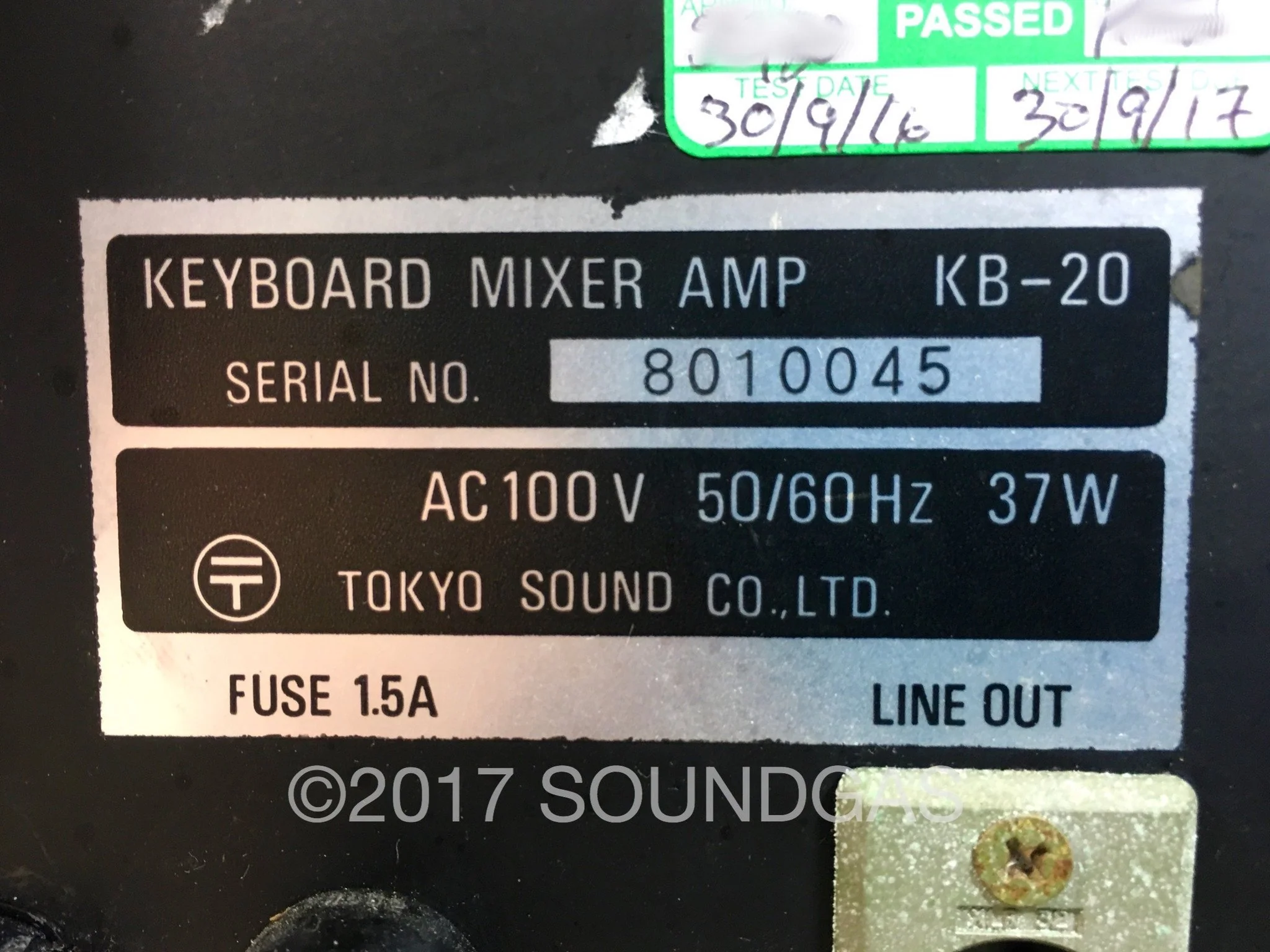 Guyatone KB.20 Keyboard Mixer Amp - Image 6
