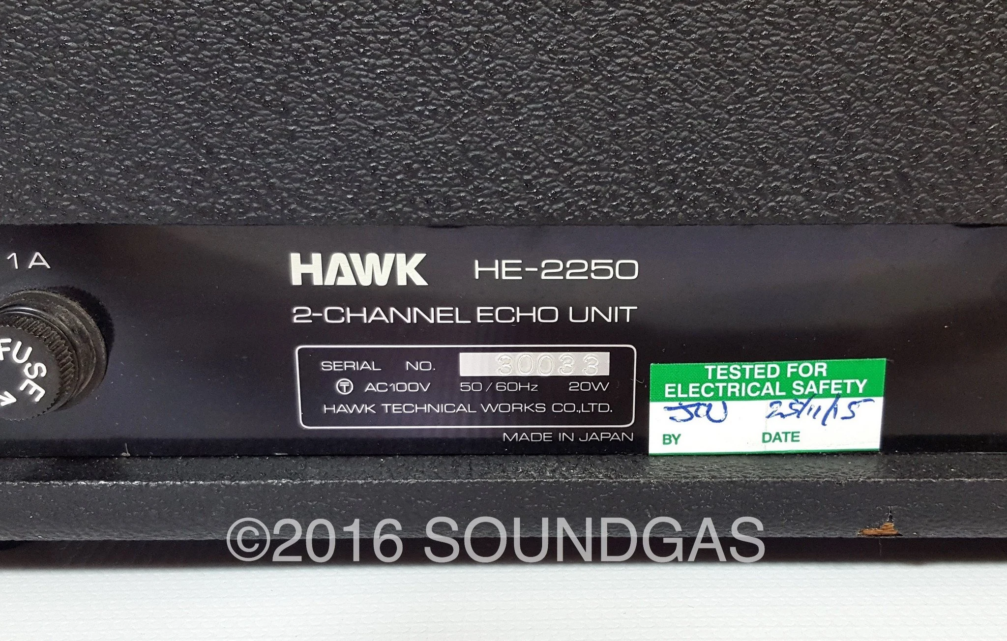 Hawk HE-2250 5-Head/2-Channel Echo Unit - Image 7