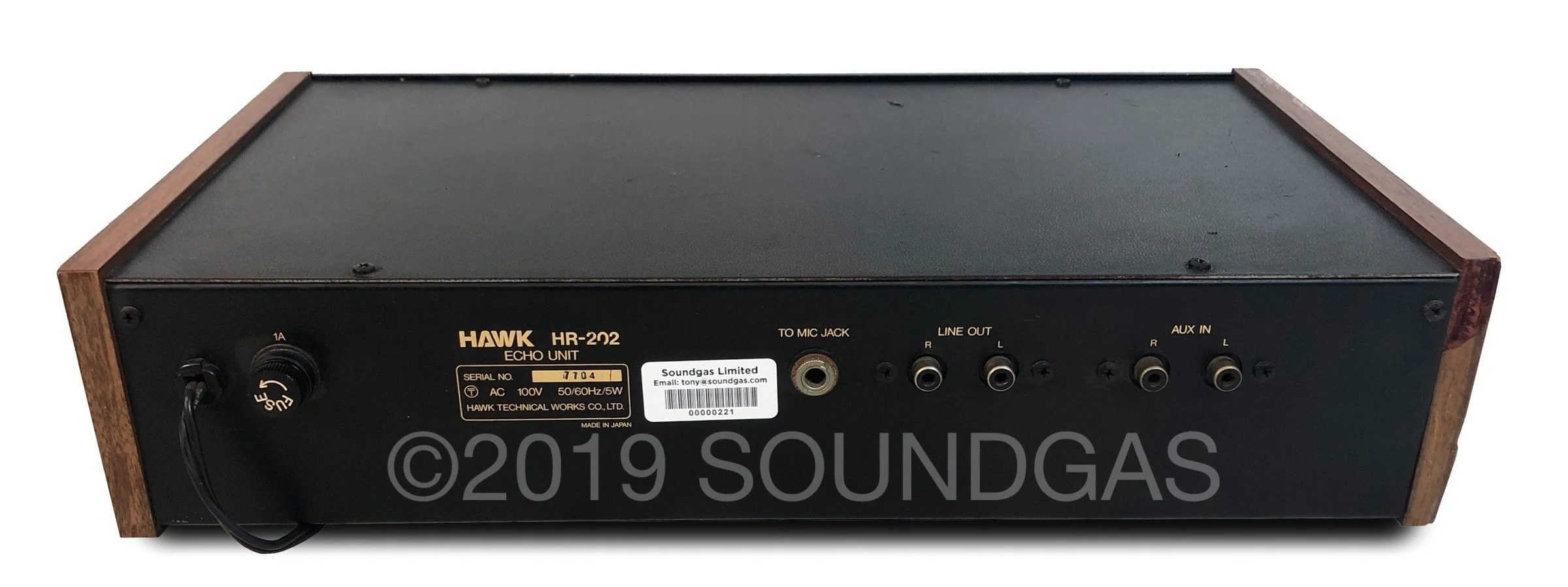 Hawk HR-202 Echo Unit - Spring Reverb - Image 2
