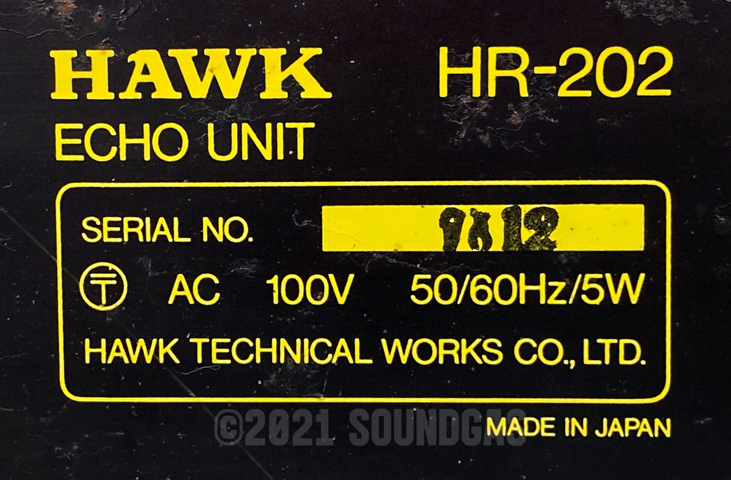 Hawk HR-202 Echo Unit - Spring Reverb - Image 6
