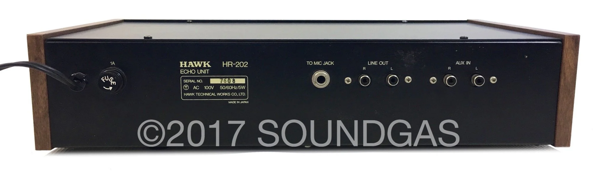 Hawk HR-202 Echo Unit - Spring Reverb - Image 5