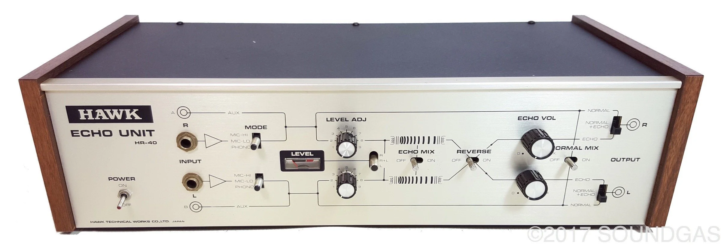 Hawk HR-40 Stereo Spring Reverb - Image 7
