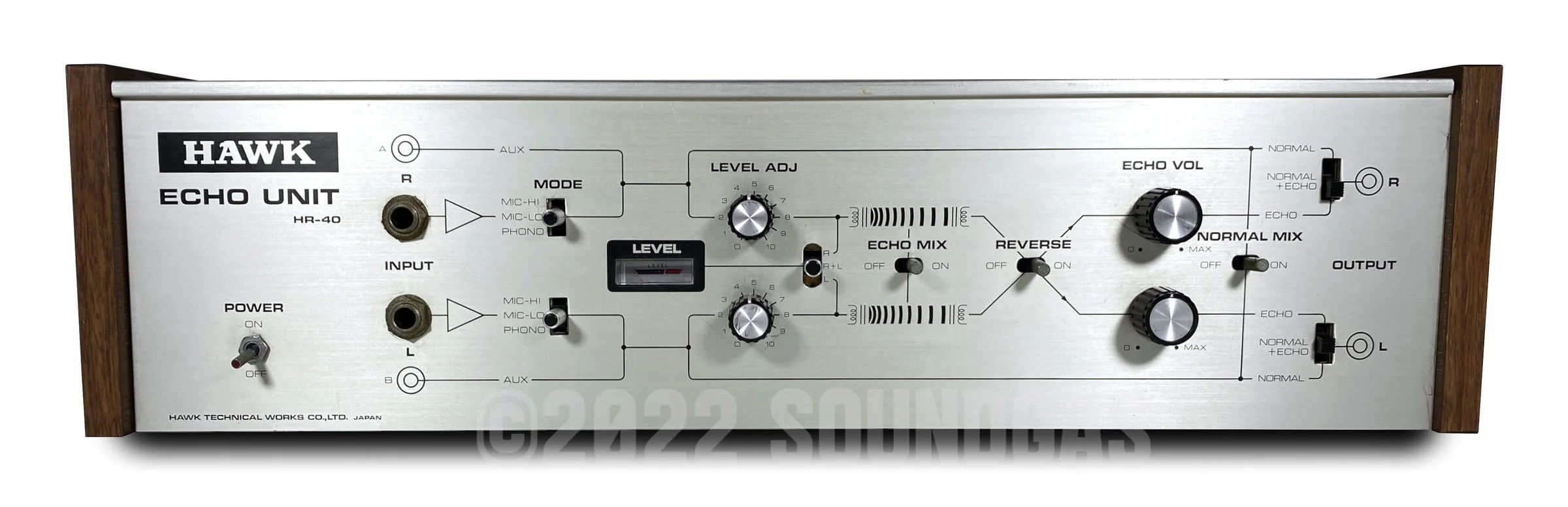 Hawk HR-40 Stereo Spring Reverb - Image 2