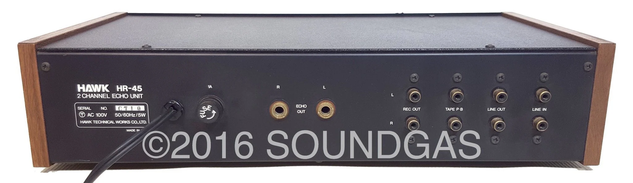 Hawk HR-45 Stereo Spring Reverb - Image 2