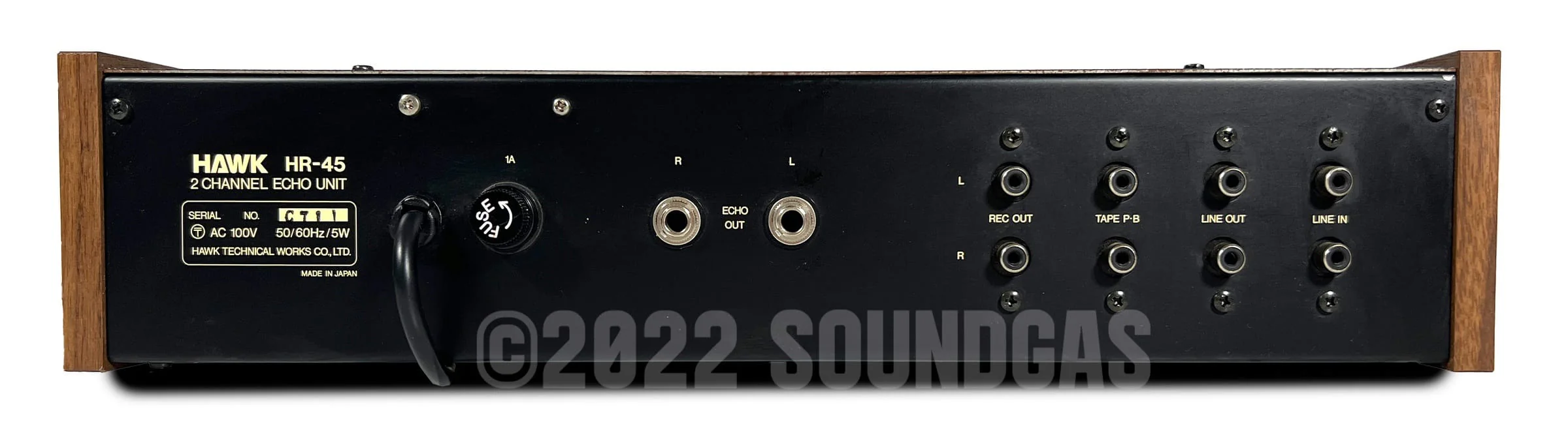 Hawk HR-45 Stereo Spring Reverb - Image 5