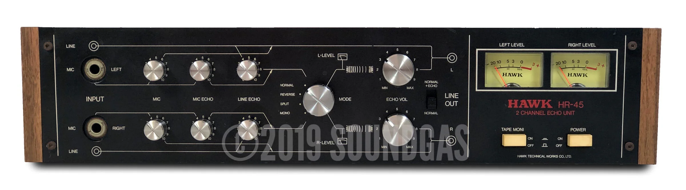 Hawk HR-45 Stereo Spring Reverb - Image 2