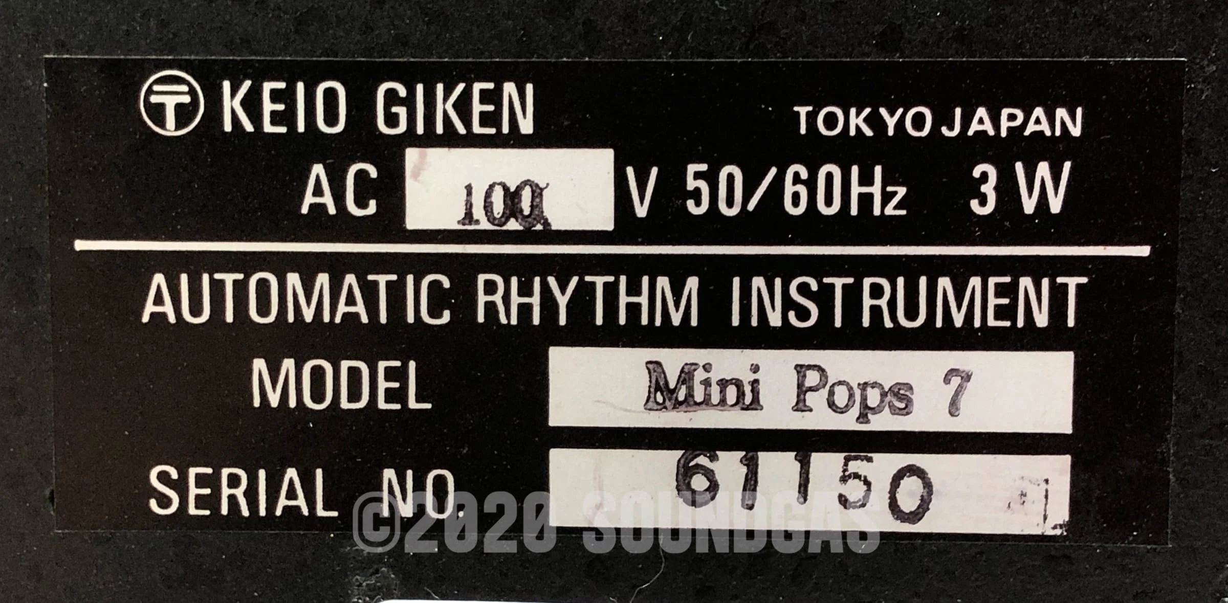 Keio (Korg) Mini Pops MP-7 - Image 6
