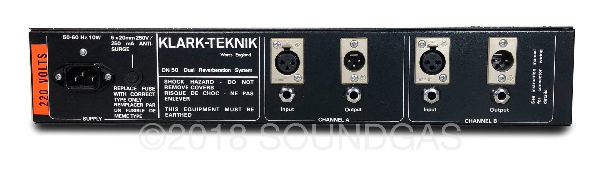 Klark Teknik DN-50 Dual Channel Reverberation System - Image 4