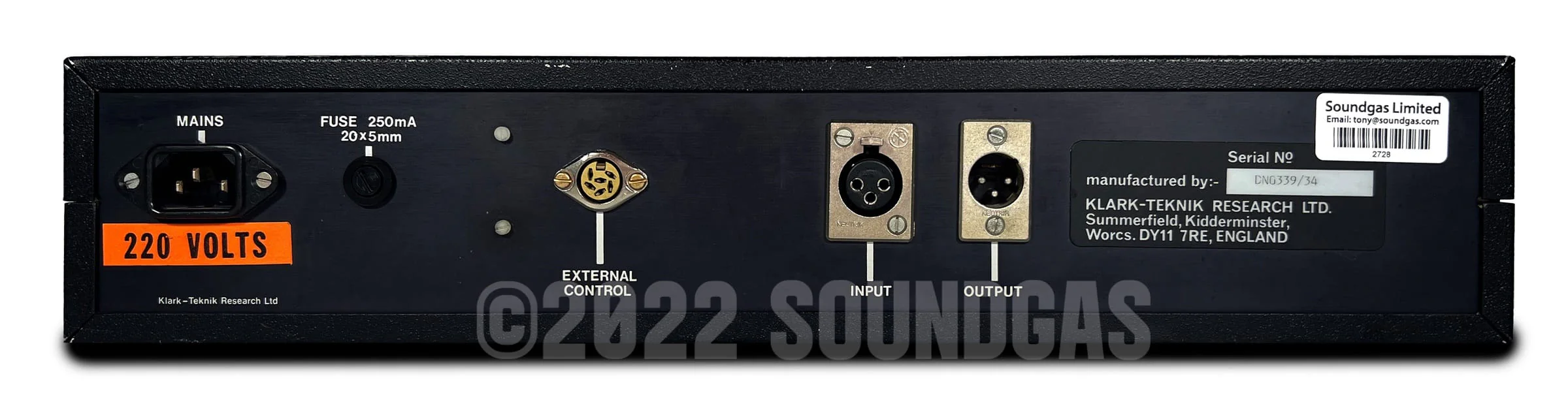 Klark-Teknik DN-34 Analogue Time Processor - Image 5