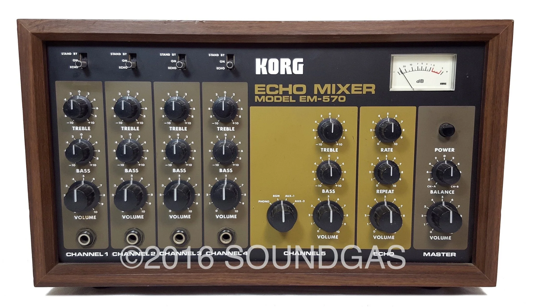 Korg EM-570 Echo Mixer (MN3005 Delay) - Image 2