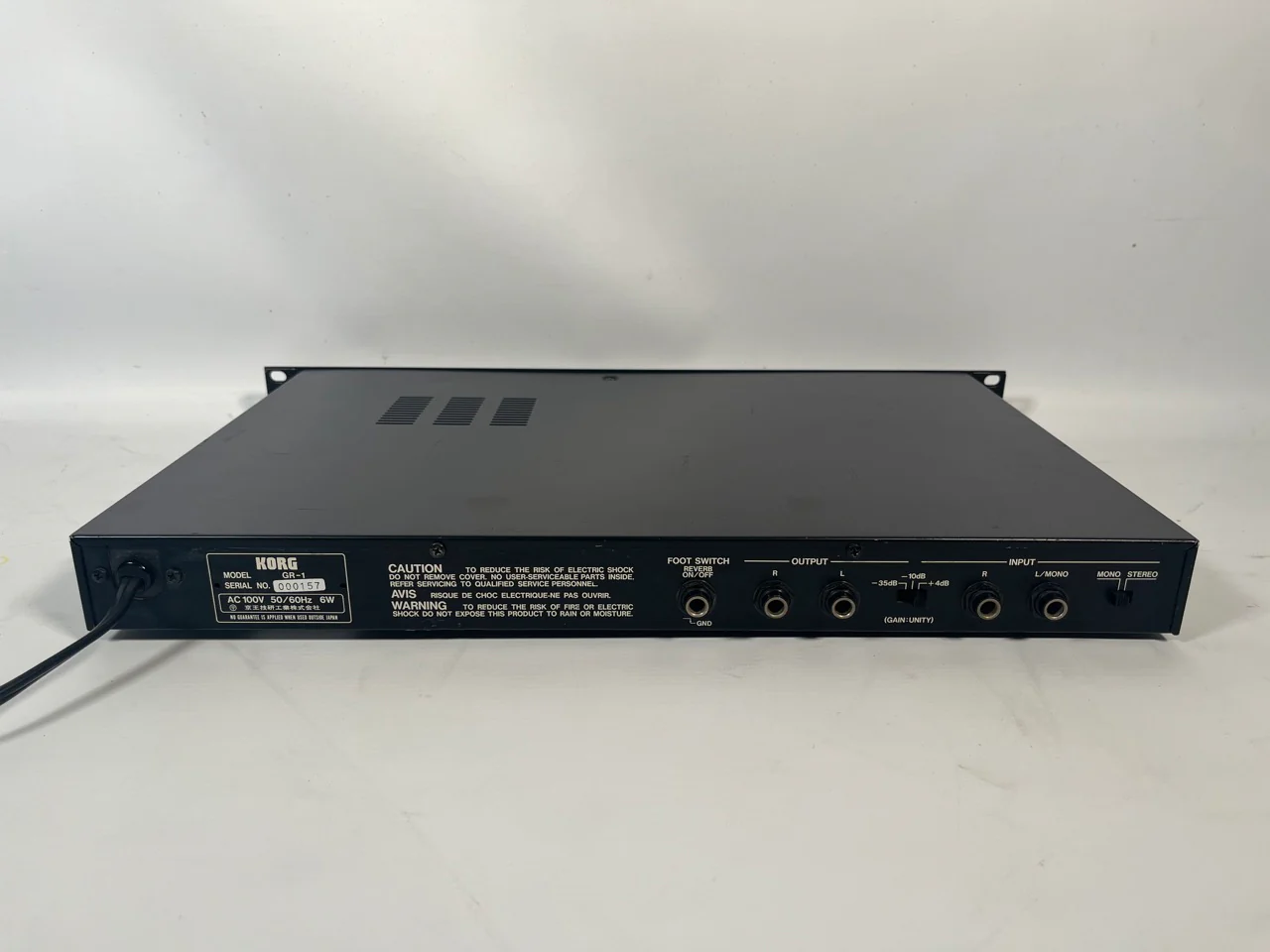 Korg GR-1 Stereo Gated Spring Reverb - Image 5