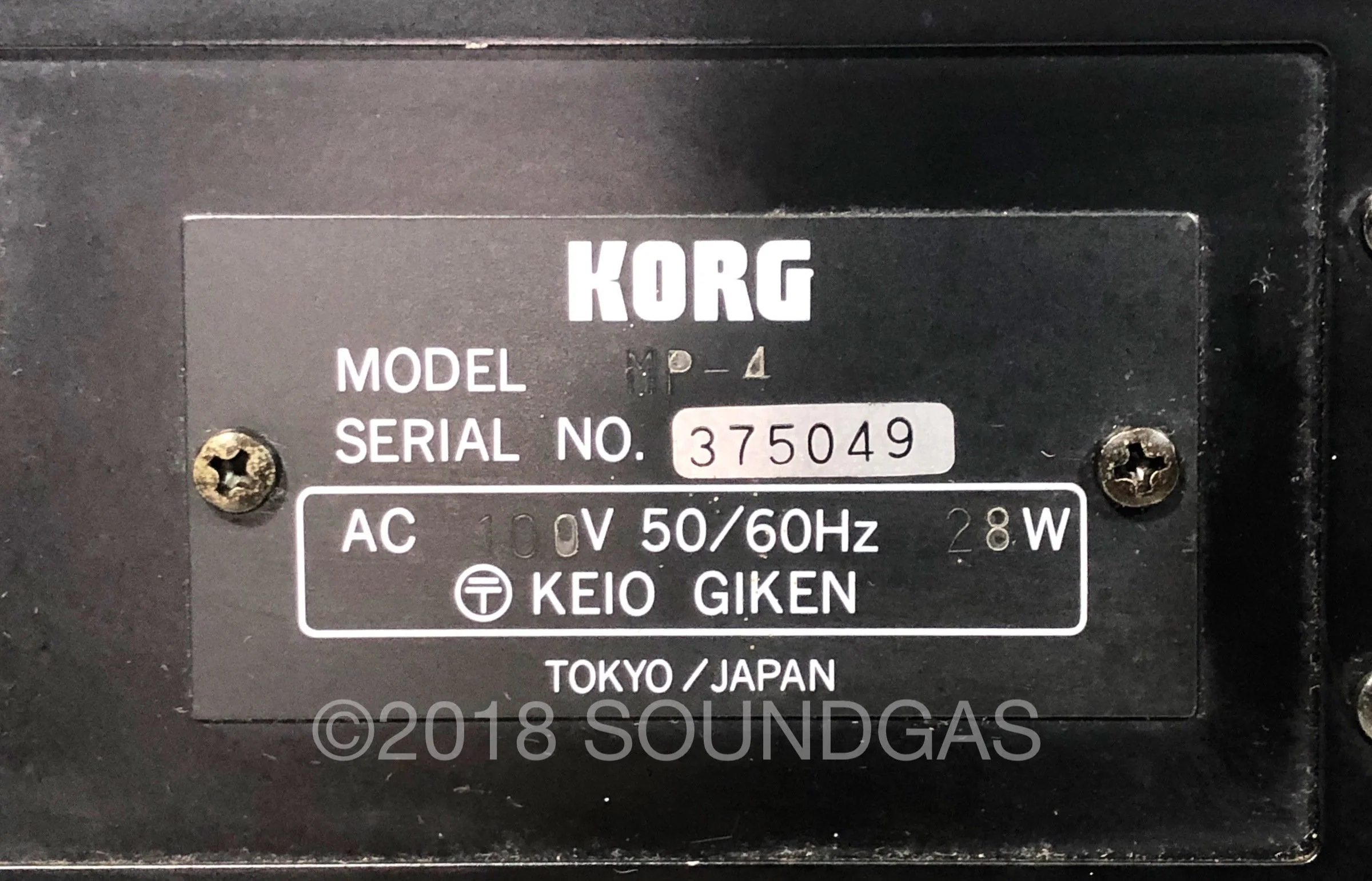 Korg Mono/Poly MP-4 & Original Carry Bag - Image 8