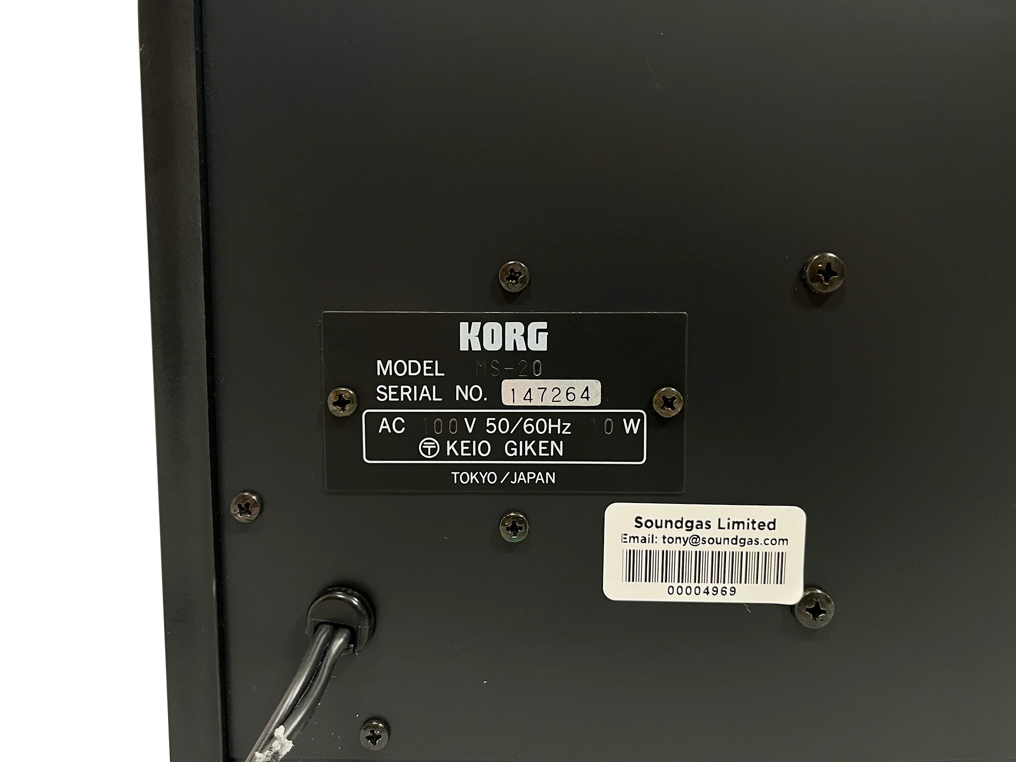 Korg MS-20 Mint Boxed (NOS) - Image 7
