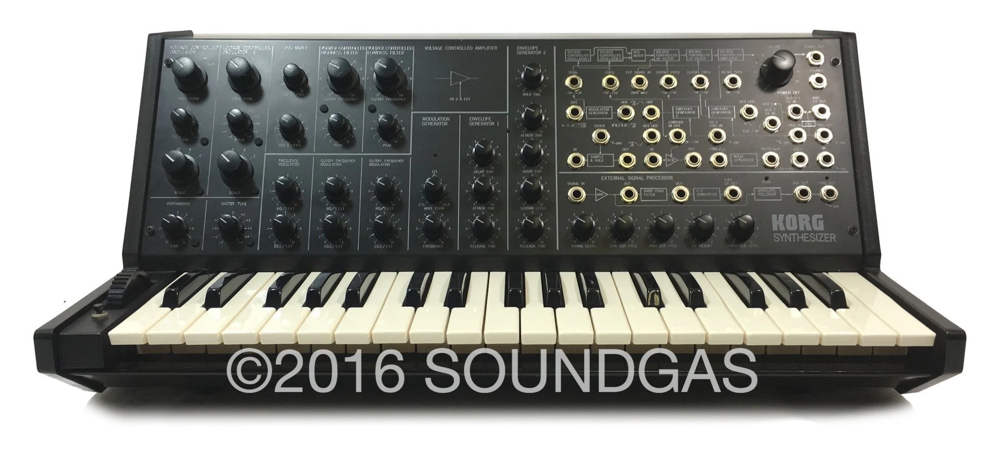 KORG MS-20 Mark 1 with original case - Image 3