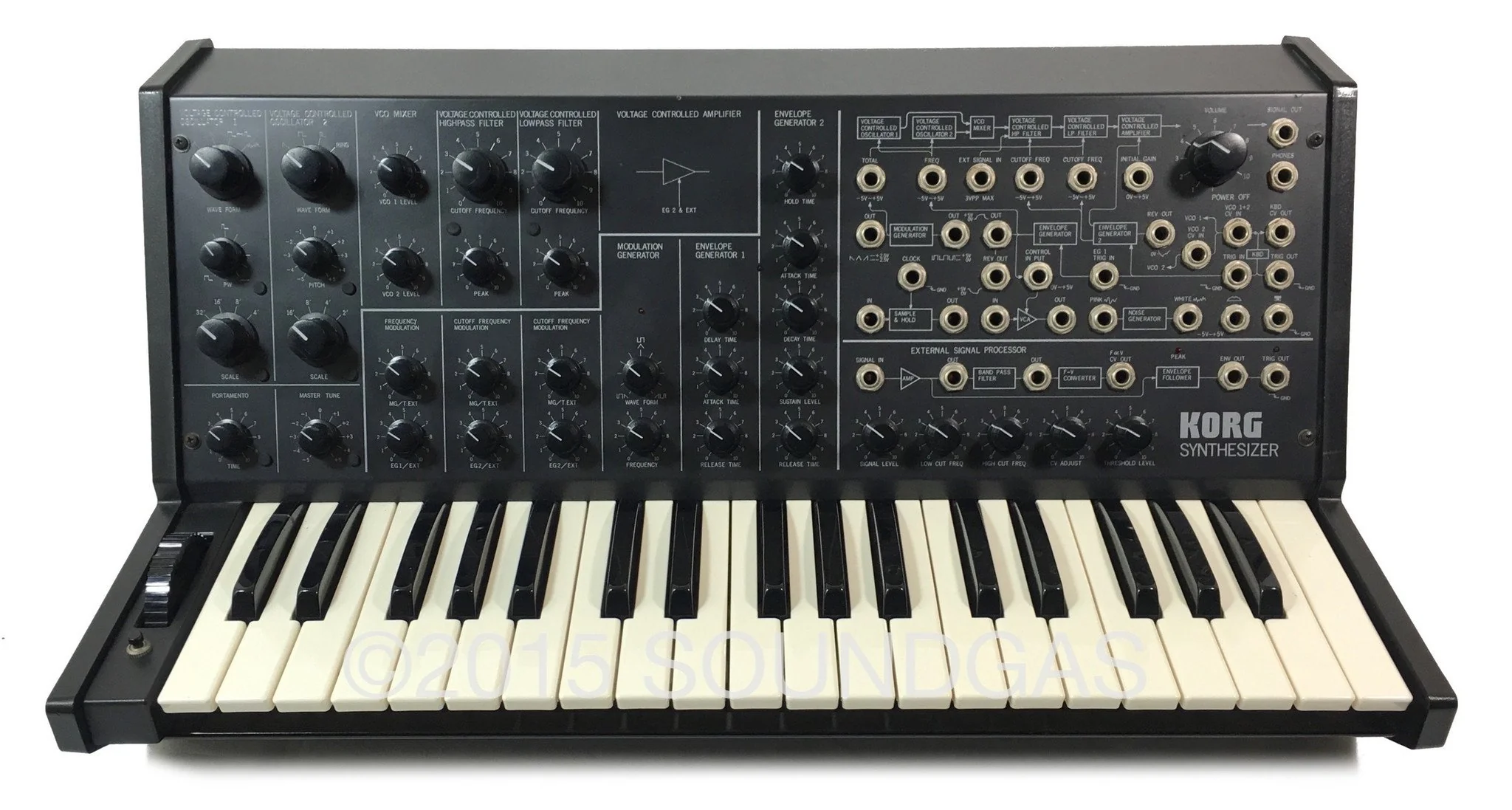 KORG MS-20 Mark 1 with original case - Image 2