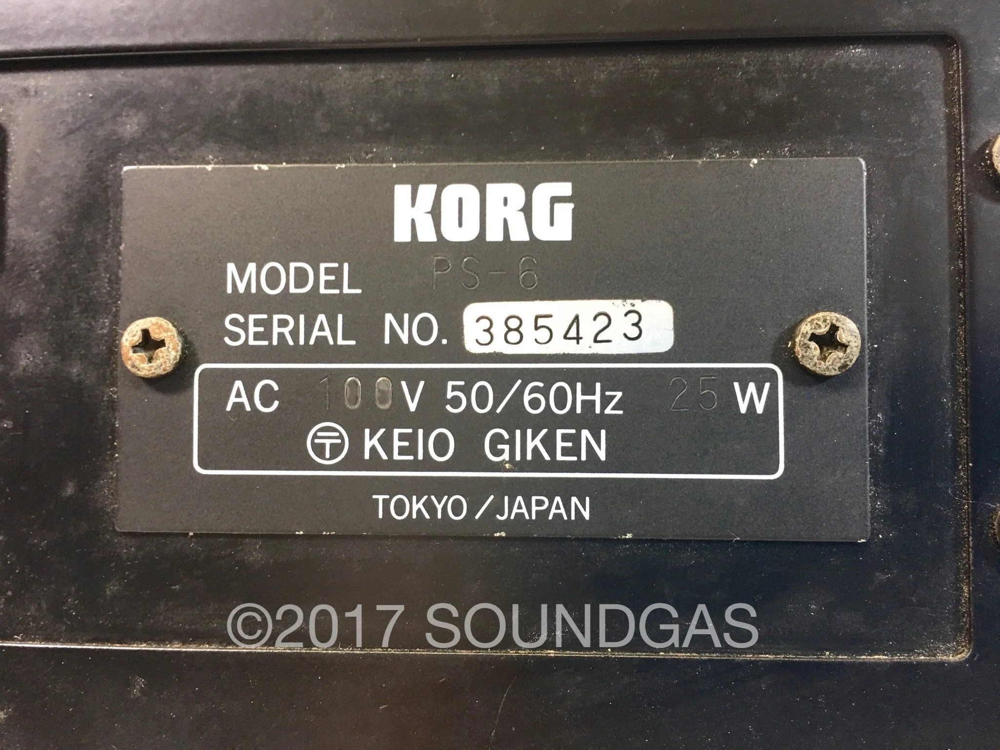 Korg Polysix - In Original Case - Image 10