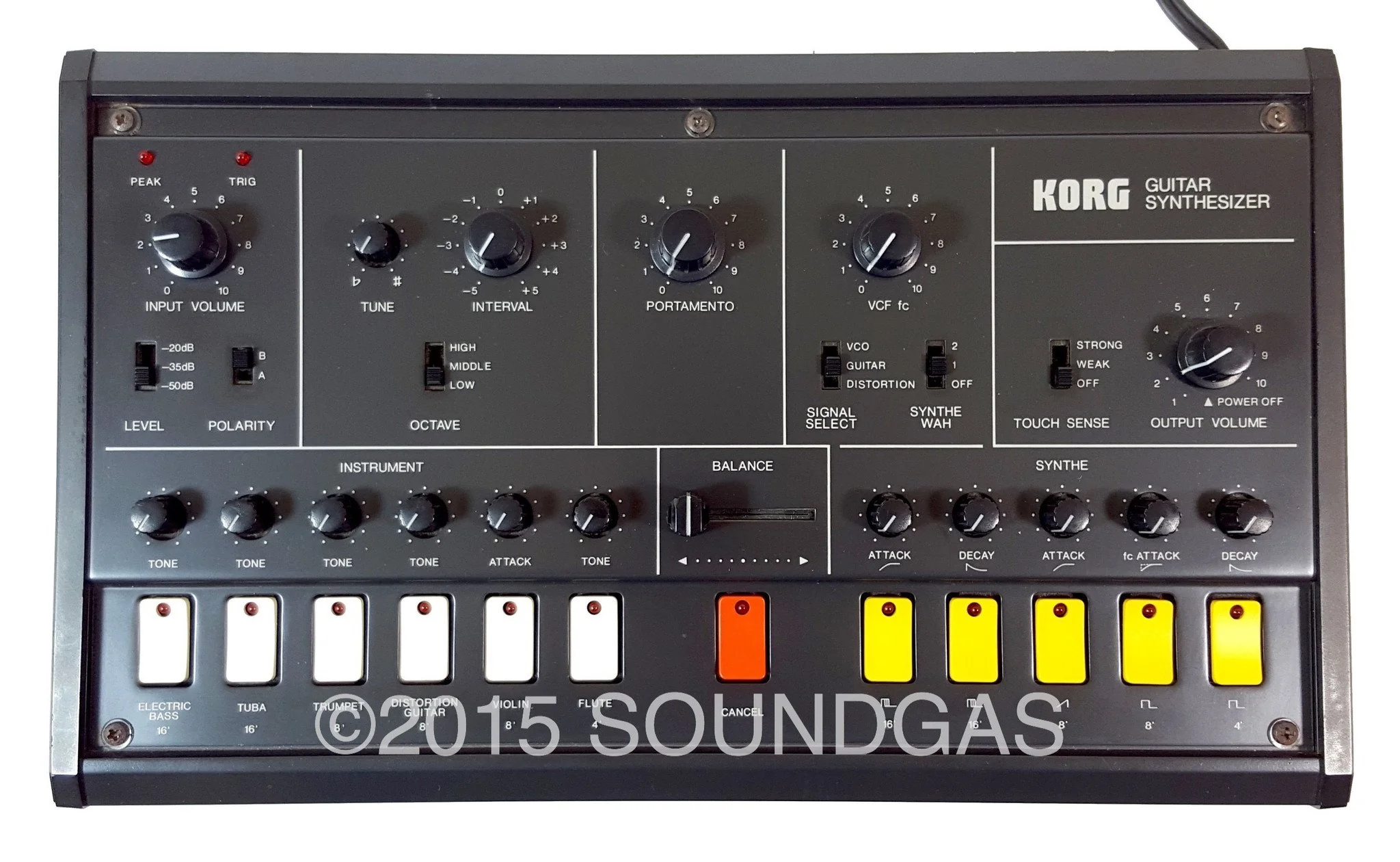 KORG X-911 GUITAR SYNTHESIZER (Boxed) - Image 12