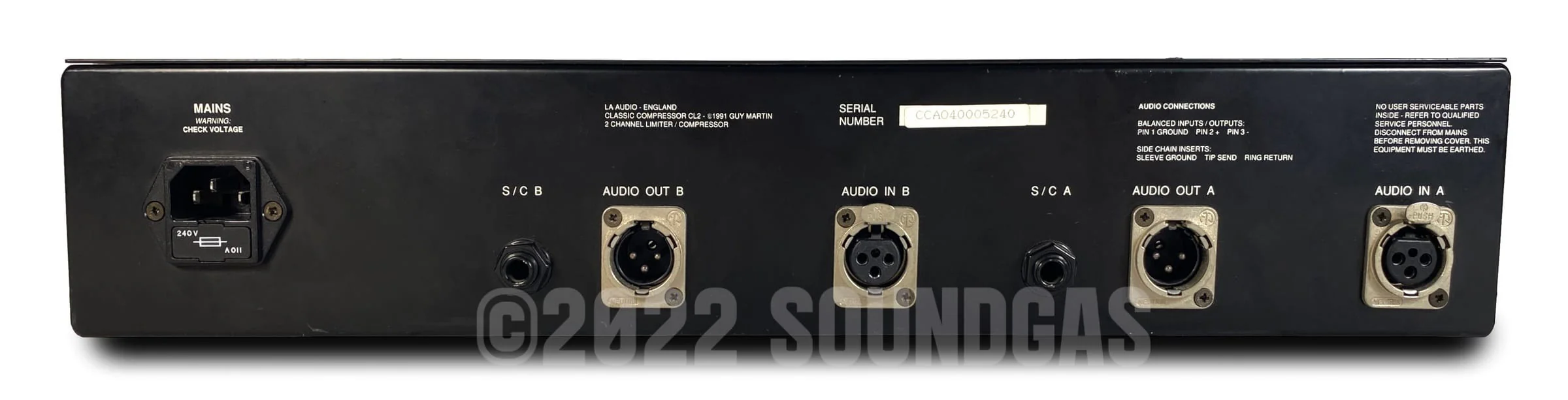 LA Audio Classic Compressor CL2 - Image 5