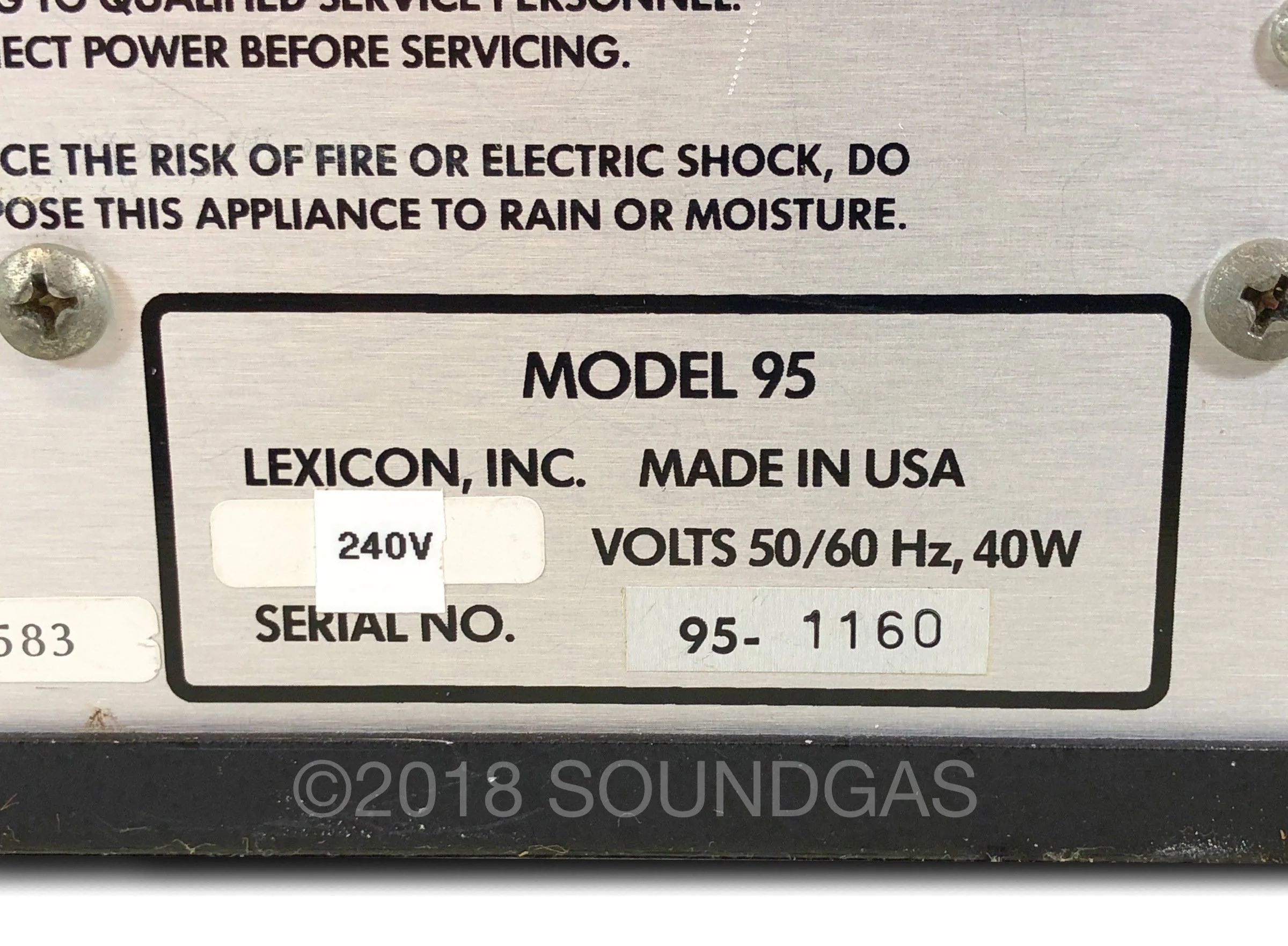 Lexicon Prime Time II Model 95 Digital Delay - Image 3