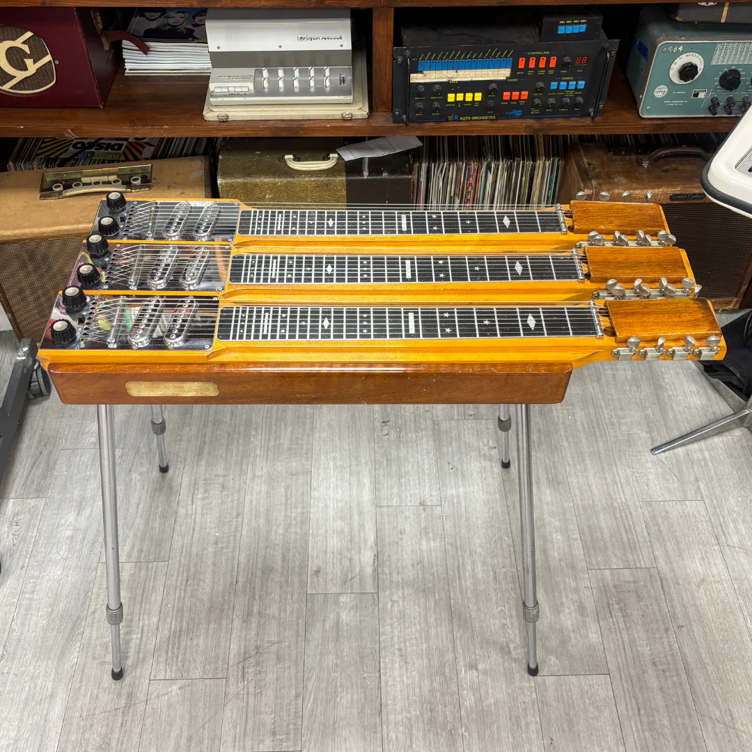 Magnatone Maestro Triple Neck 8 String Console Steel Guitar - Image 3