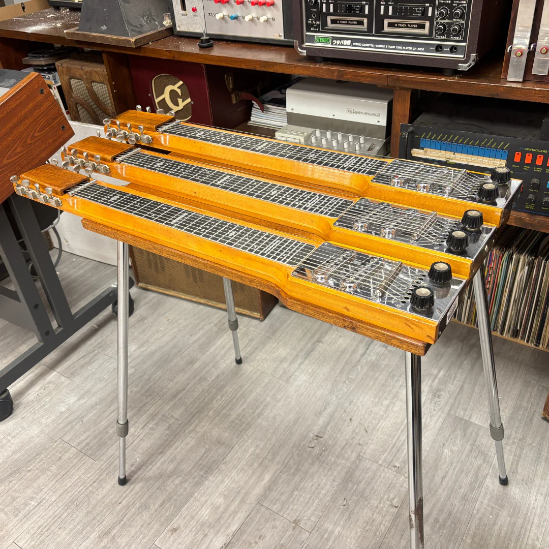 Magnatone Maestro Triple Neck 8 String Console Steel Guitar - Image 6