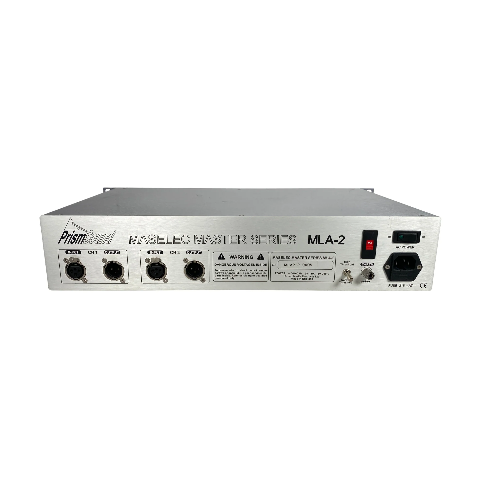 Maselec MLA-2 Precision Stereo Compressor - SN 0095 - Image 5