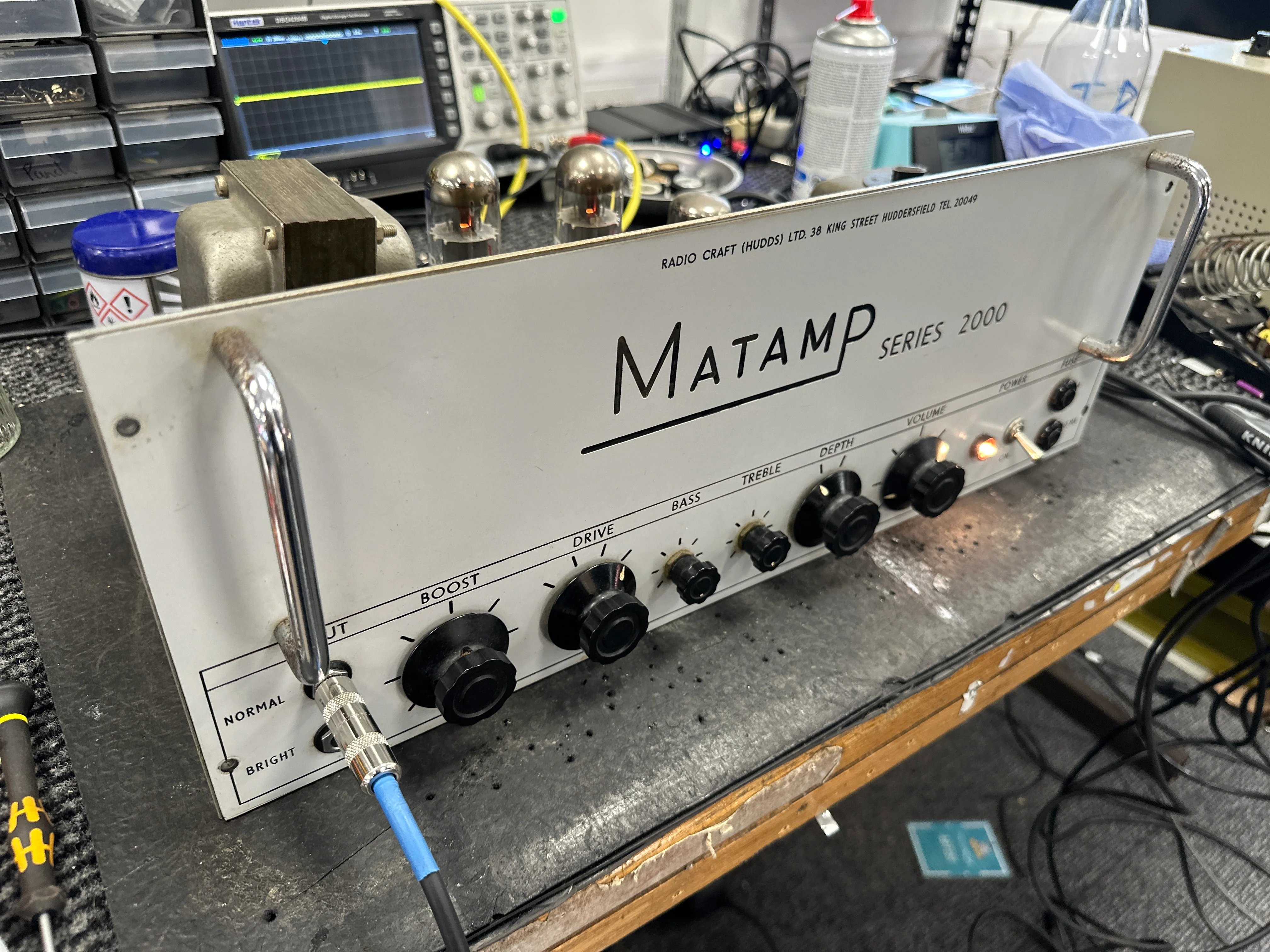 Matamp Series 2000 Vintage Bass Guitar Amp Head - Image 6