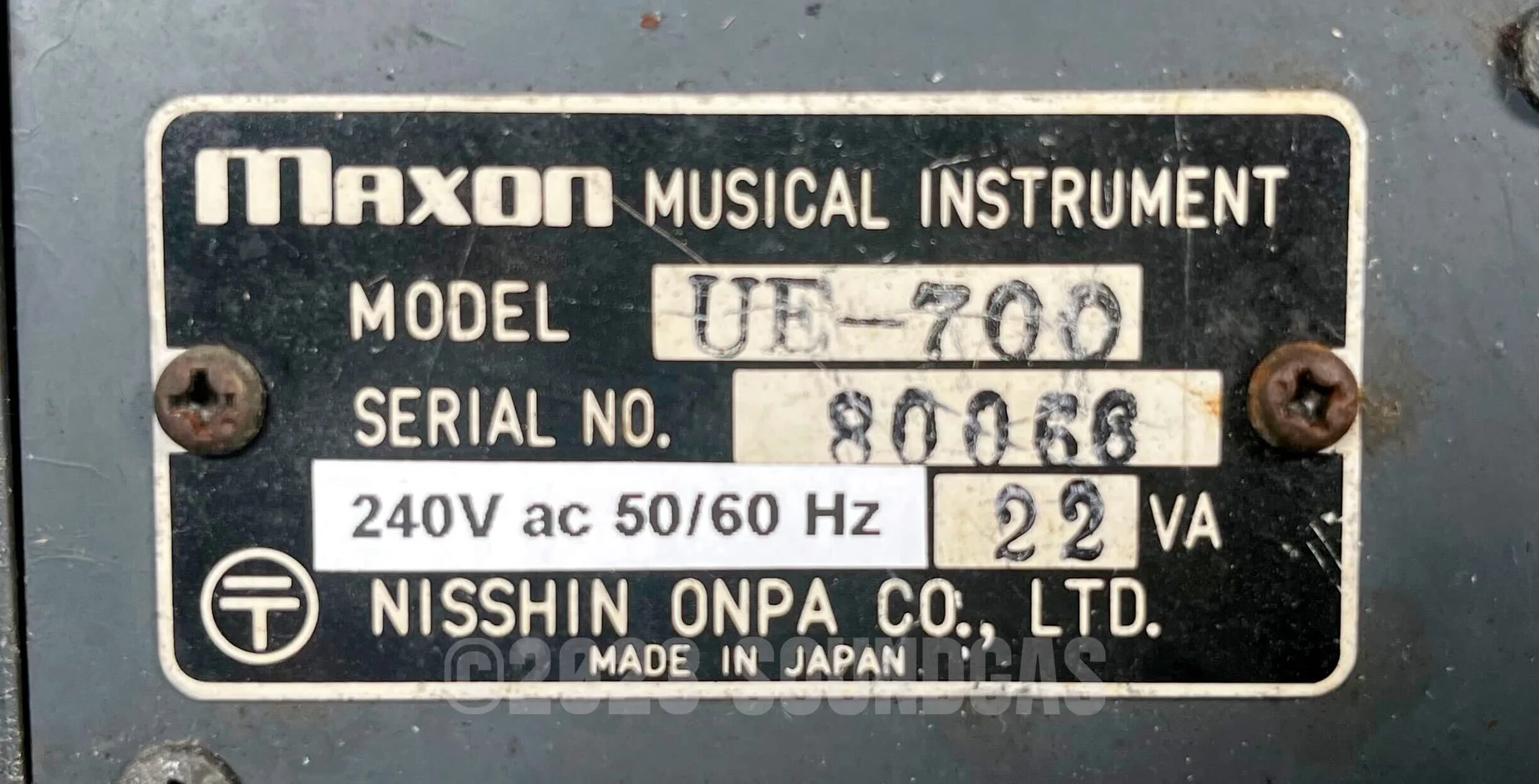 Maxon UE-700 Multi Effector & AD-230 Analog Delay / Flanger - Image 12