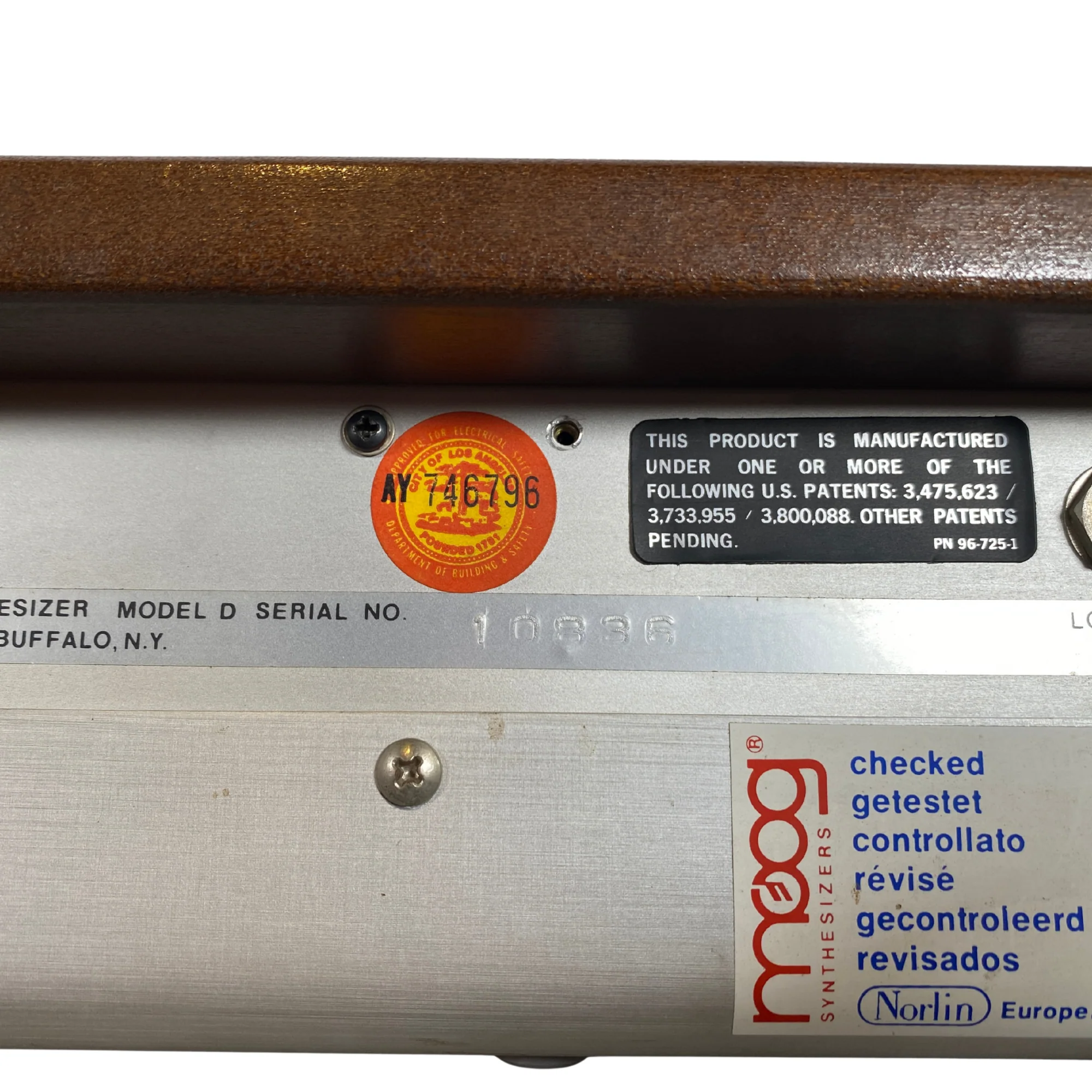 Moog Minimoog Model D - SN 10836 - Image 5