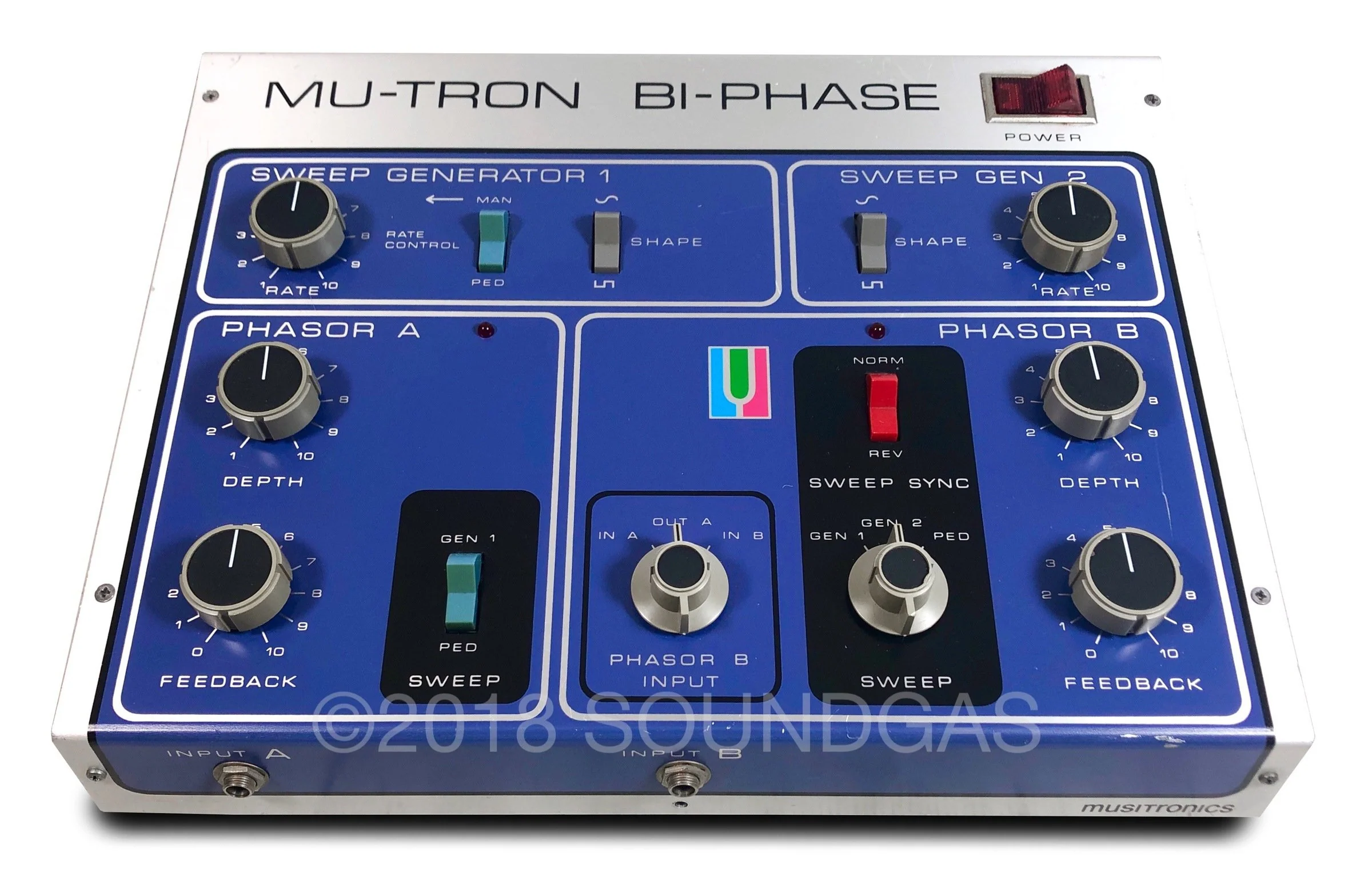 Musitronics Mu-Tron Bi-Phase with C-100 Opti-Pot Pedal - Image 2