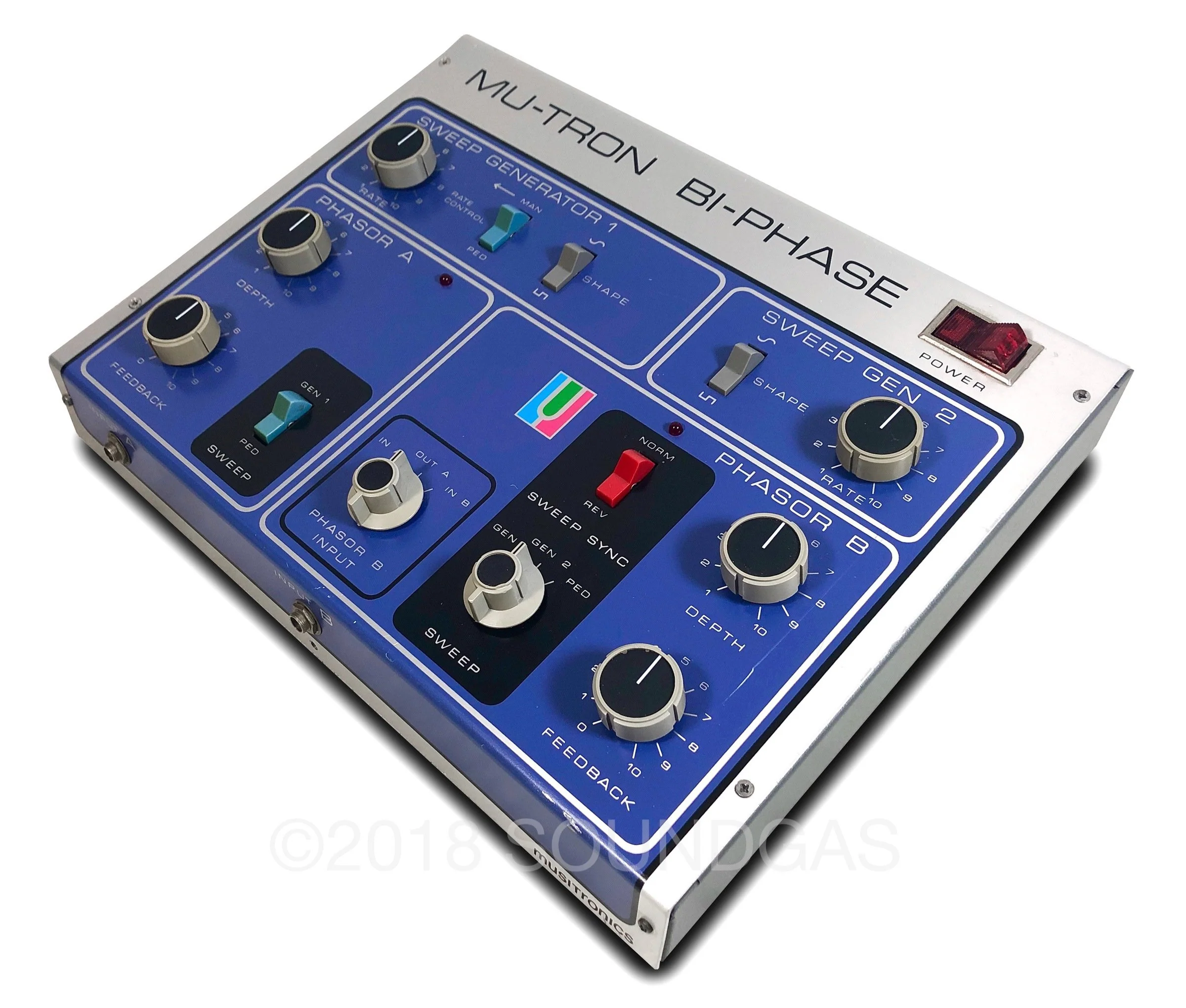 Musitronics Mu-Tron Bi-Phase with C-100 Opti-Pot Pedal - Image 4